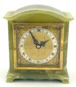 Wonderful Green Onyx Case Elliot Mantel Clock