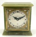 Stunning Green Onyx Case Elliot Mantel Clock