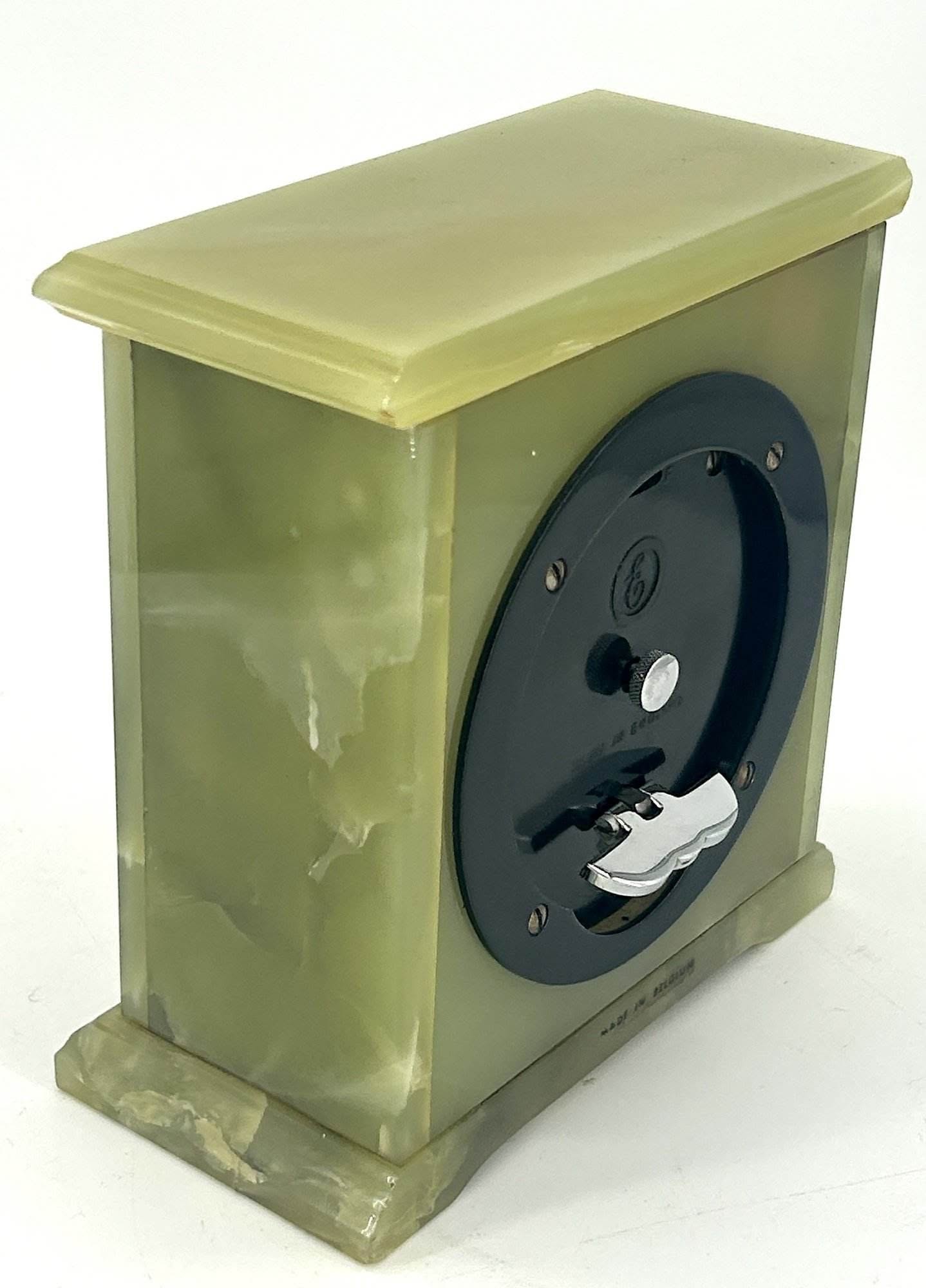 Stunning Green Onyx Case Elliot Mantel Clock - Image 6
