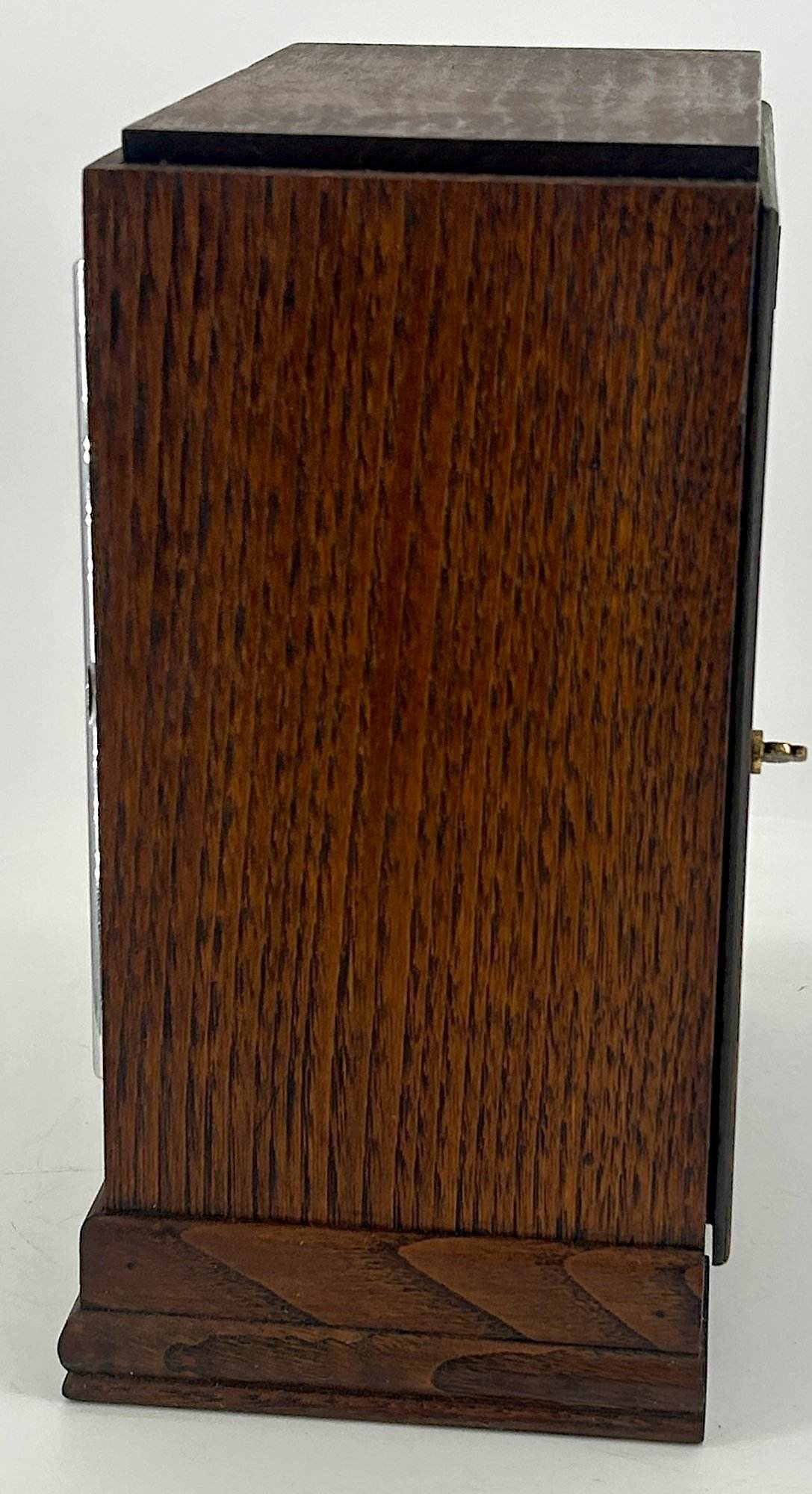 Stylish Retro Elliot Oak Case Mantle Clock - Image 13
