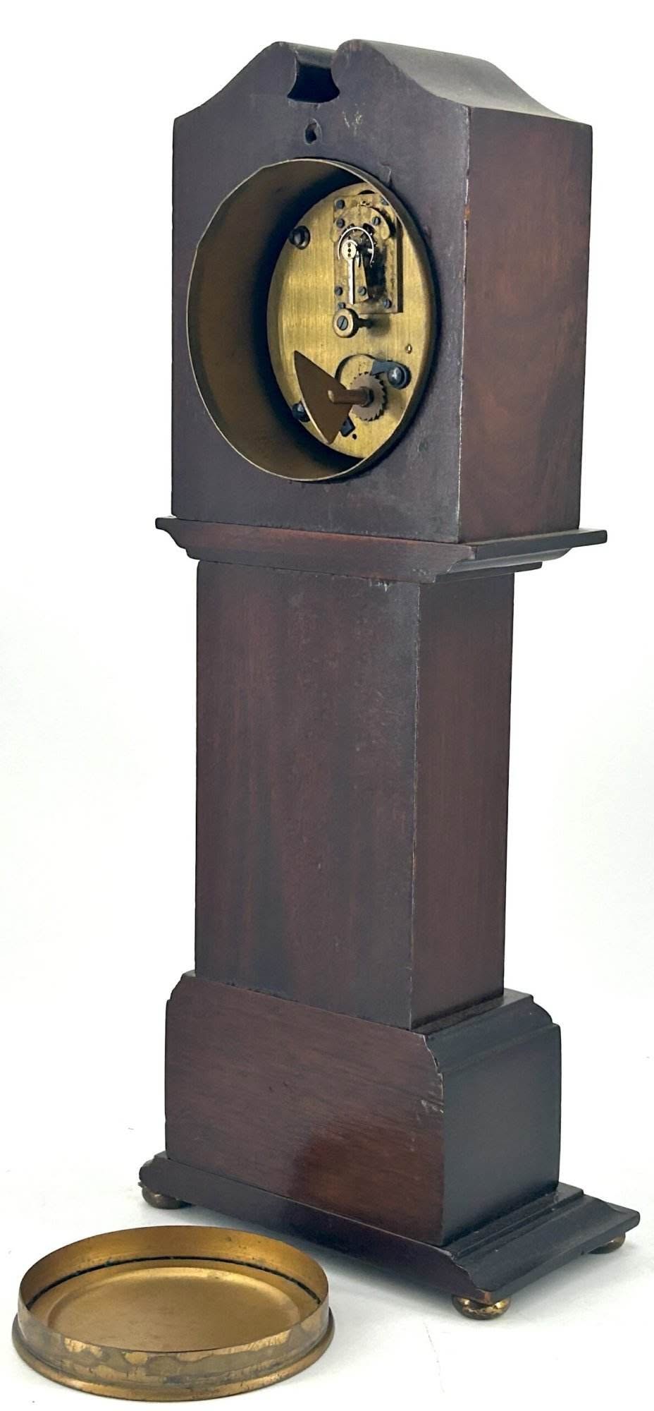 Lovely Miniature Longcase Mantel Clock – ca1900 - Image 8