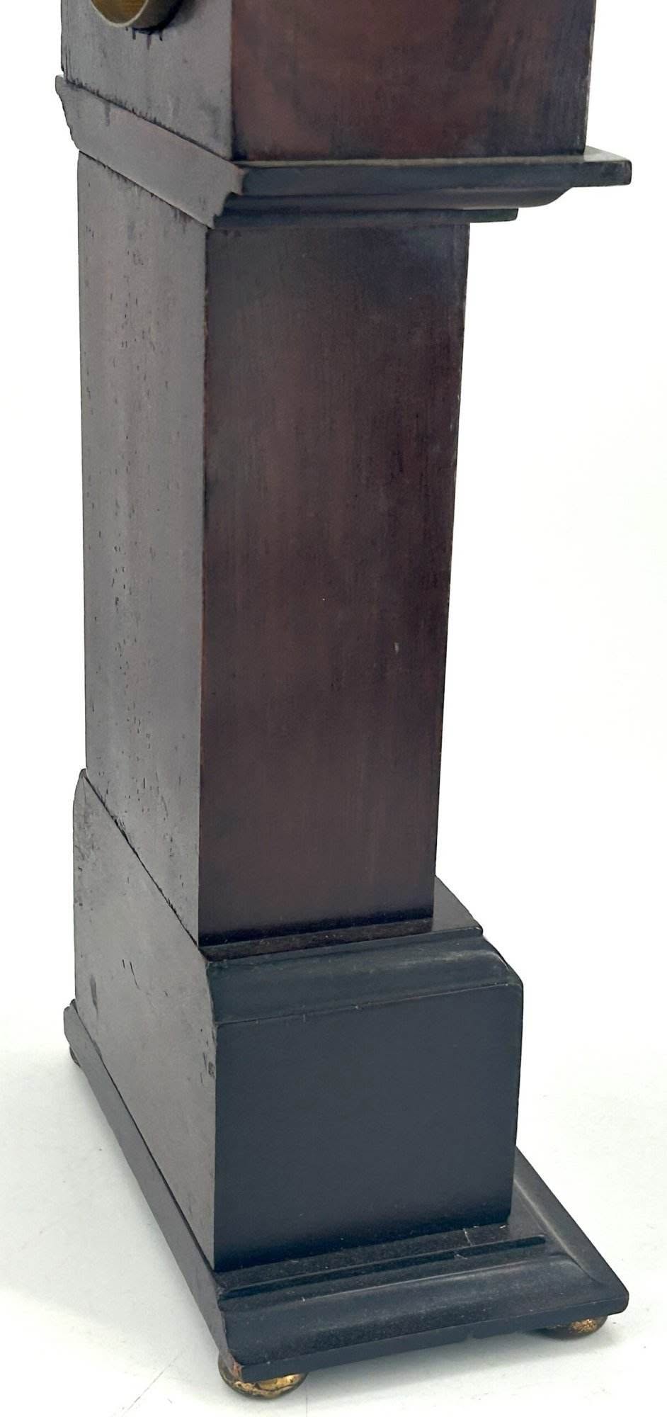 Lovely Miniature Longcase Mantel Clock – ca1900 - Image 7