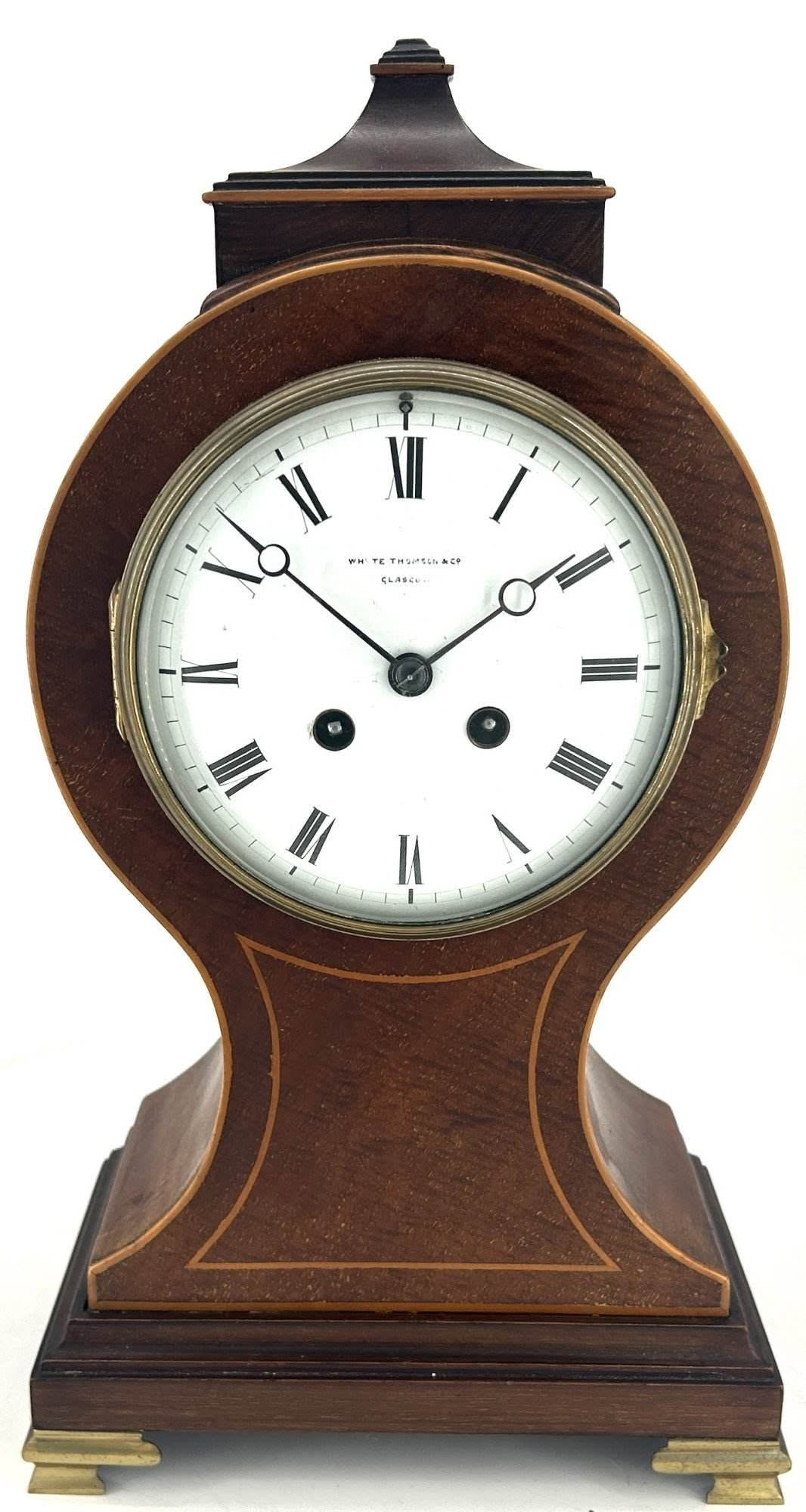 Awesome Victorian French Balloon Mantle Clock - ca1890 - Image 6