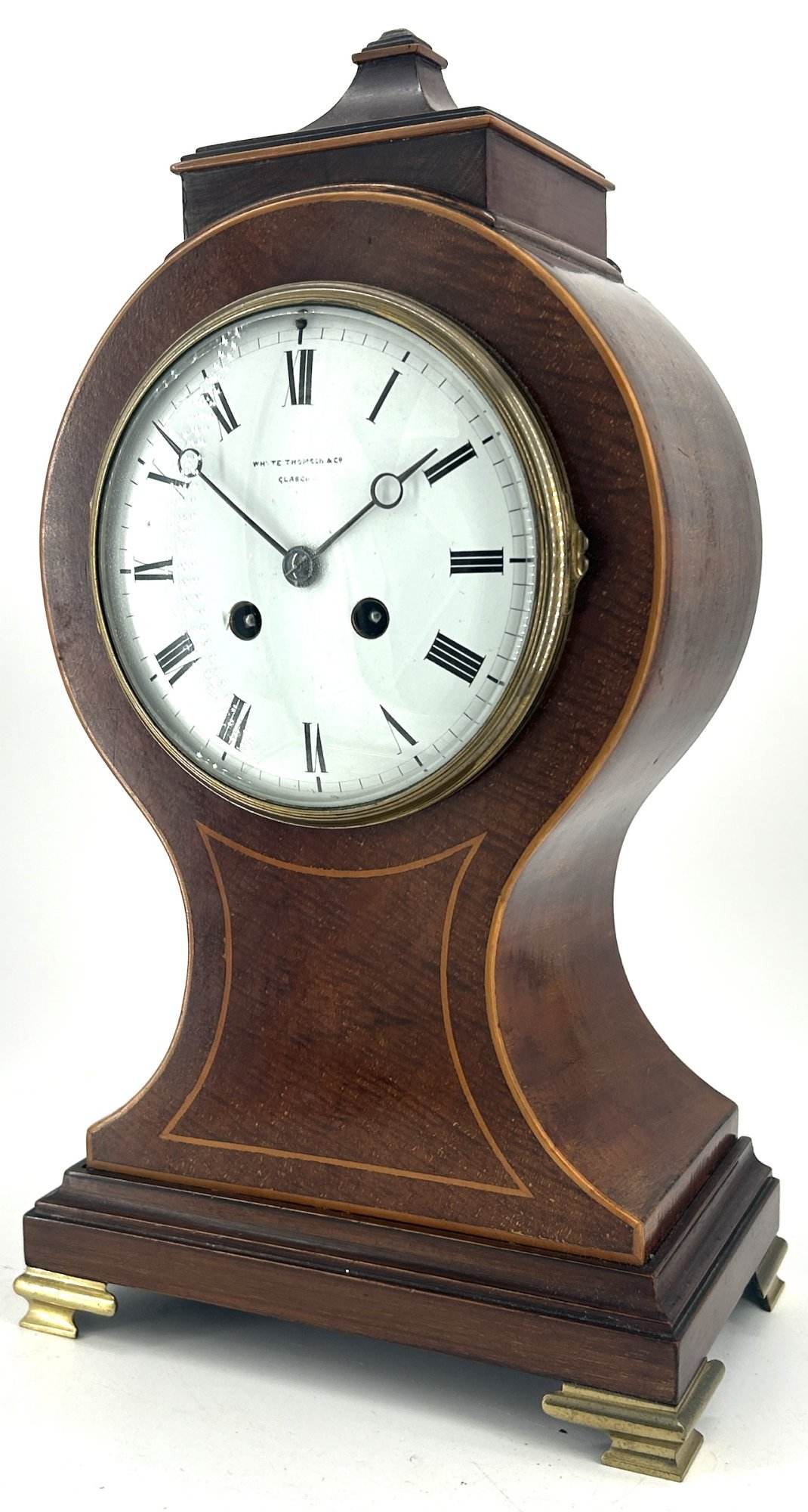 Awesome Victorian French Balloon Mantle Clock - ca1890 - Image 4