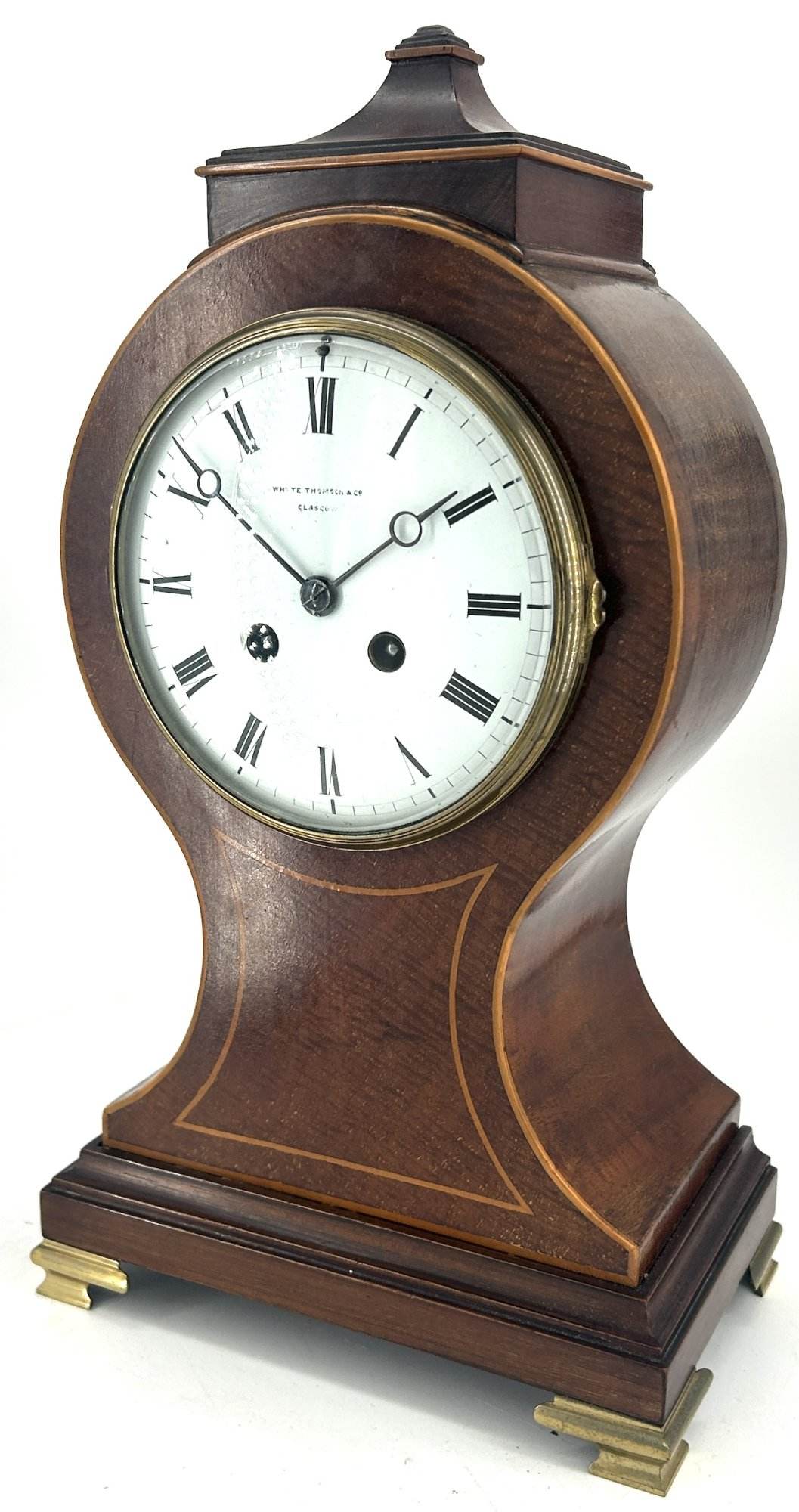 Awesome Victorian French Balloon Mantle Clock - ca1890 - Image 5