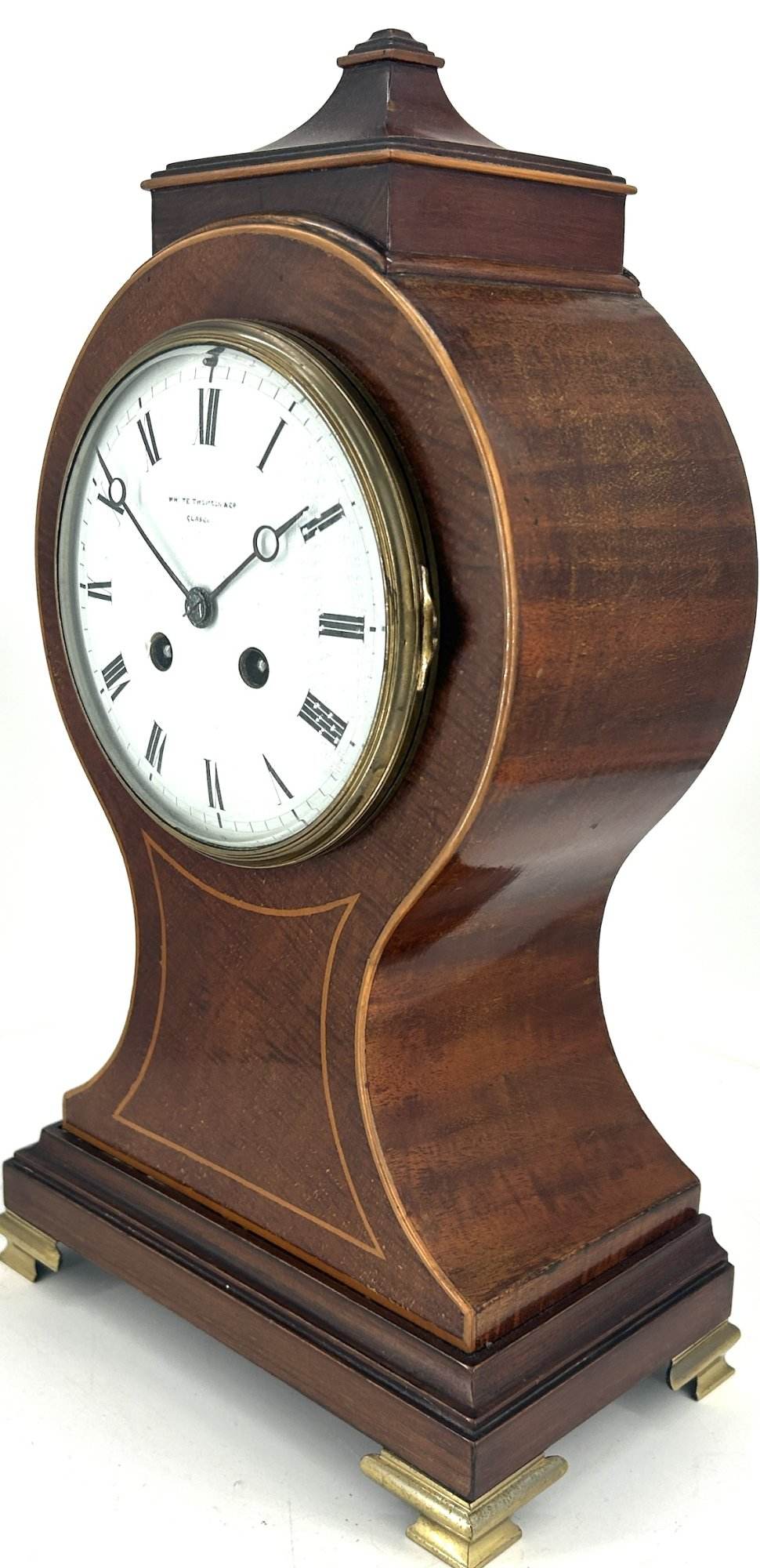 Awesome Victorian French Balloon Mantle Clock - ca1890 - Image 2