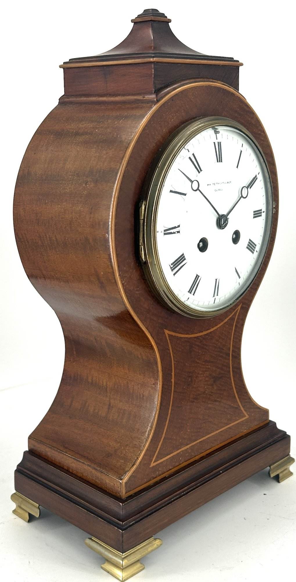 Awesome Victorian French Balloon Mantle Clock - ca1890 - Image 7