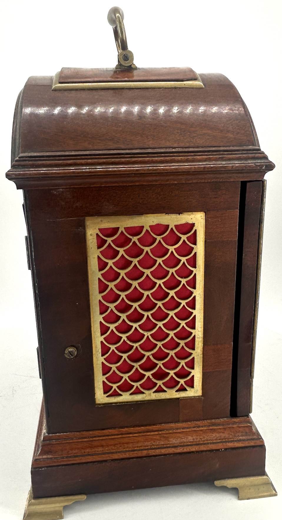 Beautiful Georgian English Mahogany case twin Fusee Verge Bracket Clock - ca1760 - Image 9