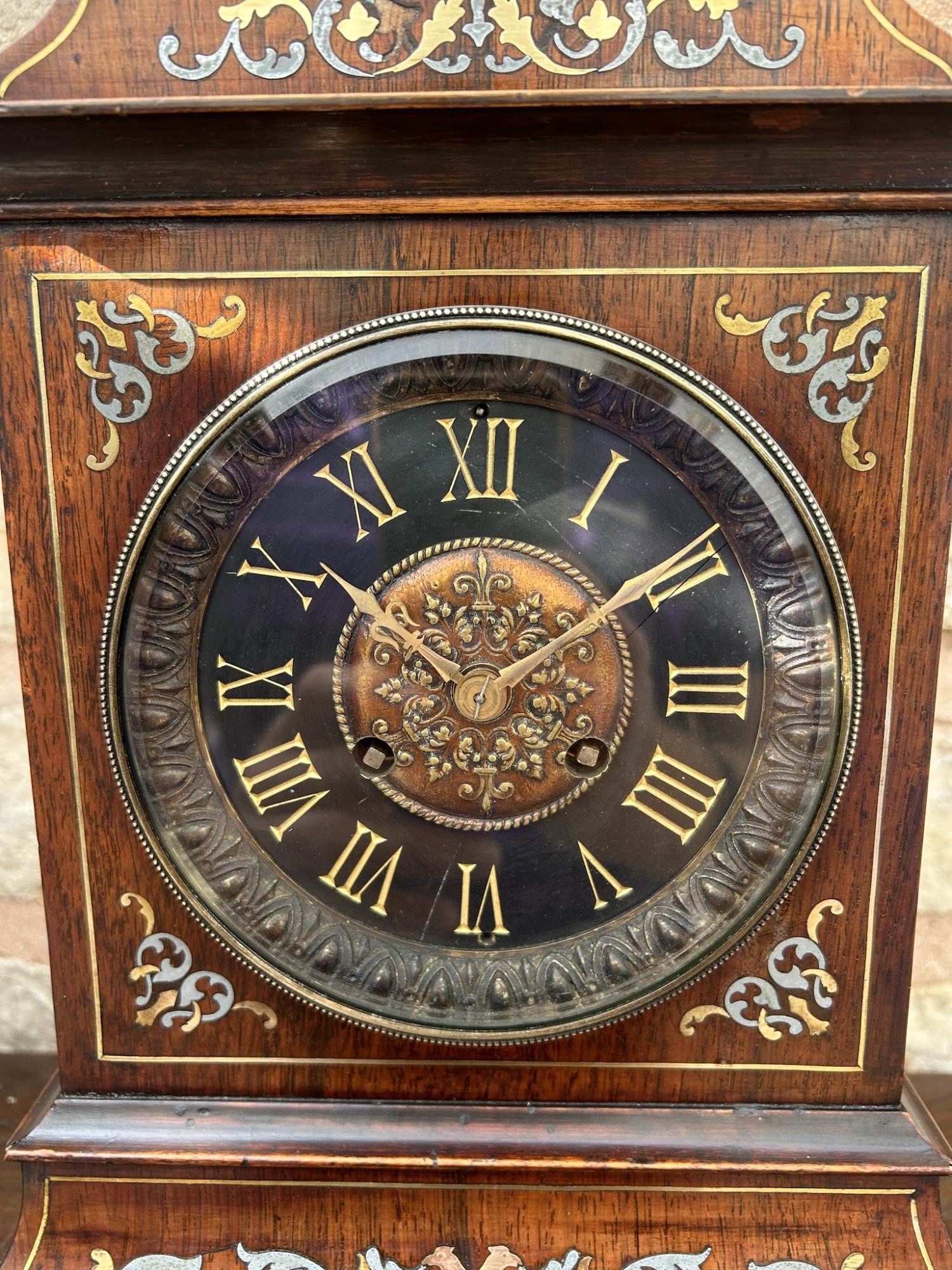 Stunning Rosewood inlaid Bracket Clock – ca 1870 - Image 6