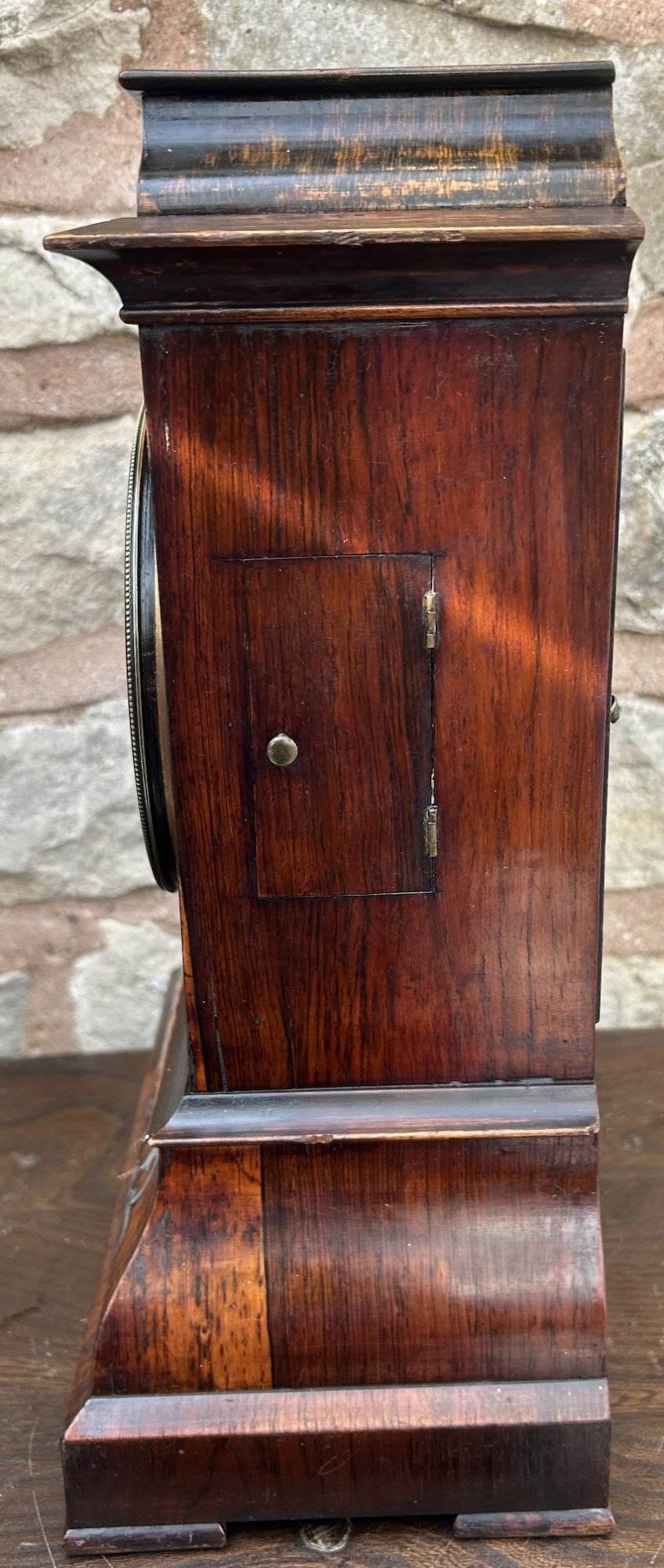 Stunning Rosewood inlaid Bracket Clock – ca 1870 - Image 10