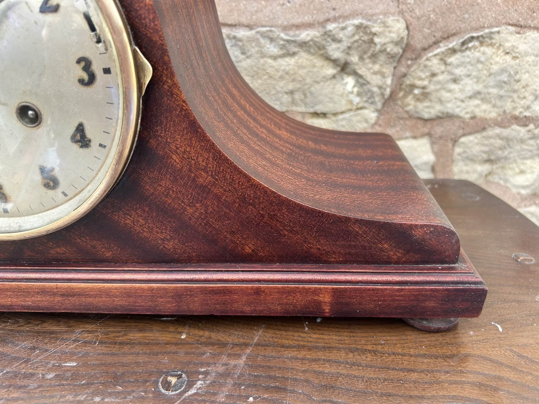 Stunning Rare Gustav Becker triple chime Hat Shaped mantel Clock – ca 1900 - Image 6