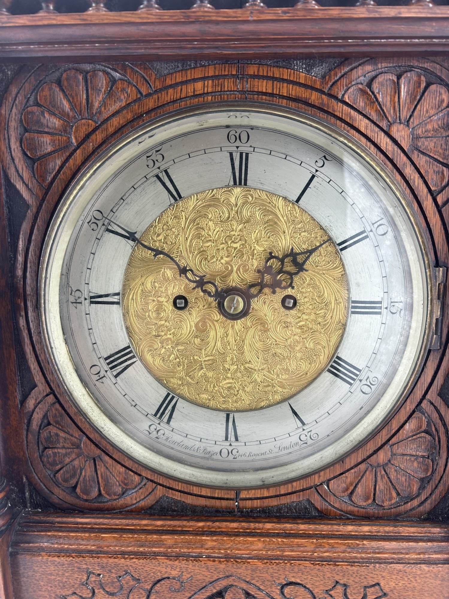 Awesome Twin Fusee Victorian Bracket Clock - ca1870 - Image 7