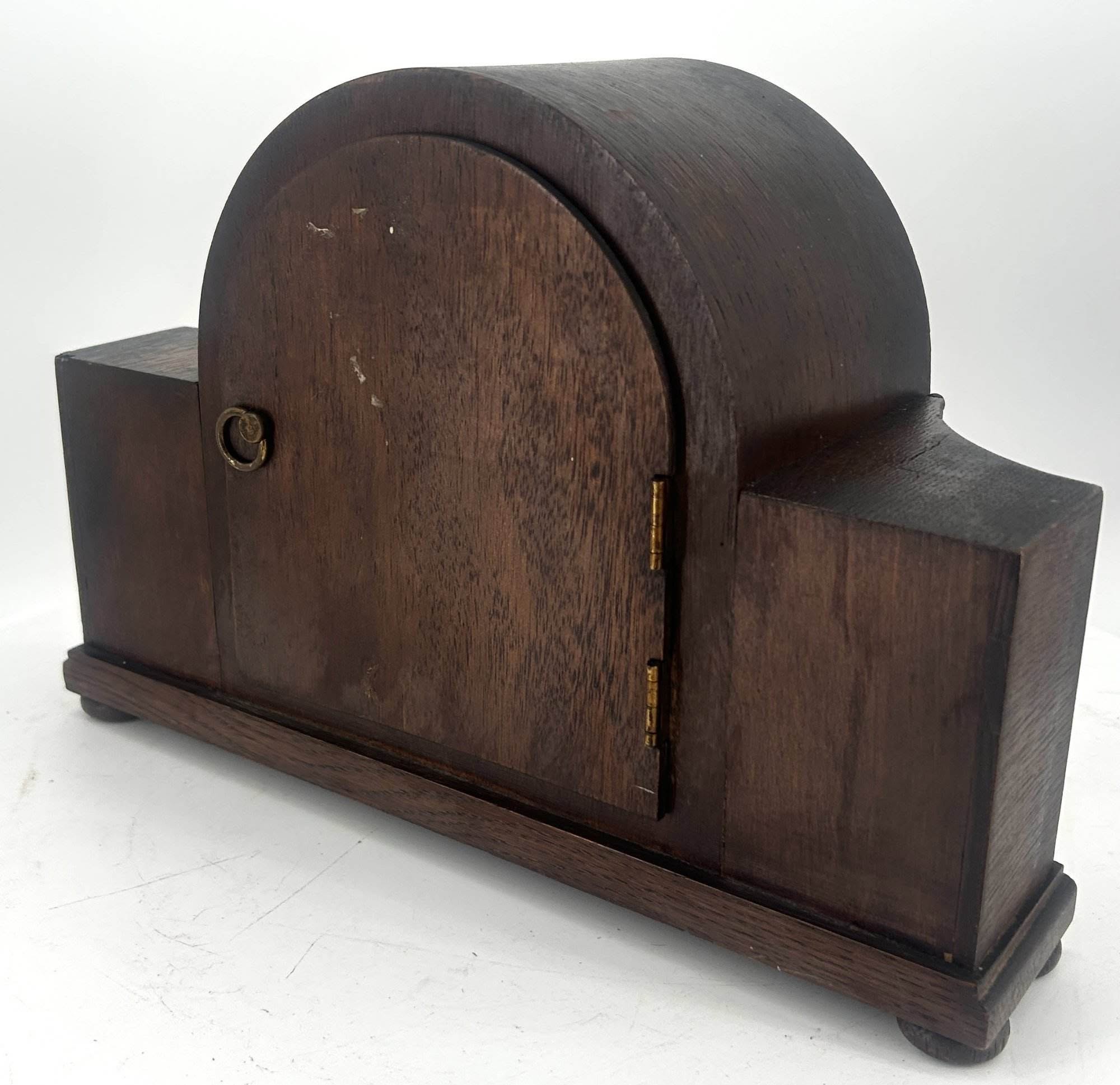Lovely Arts & crafts Edwardian Mantle Clock – HAC movement - ca1905 - Image 3