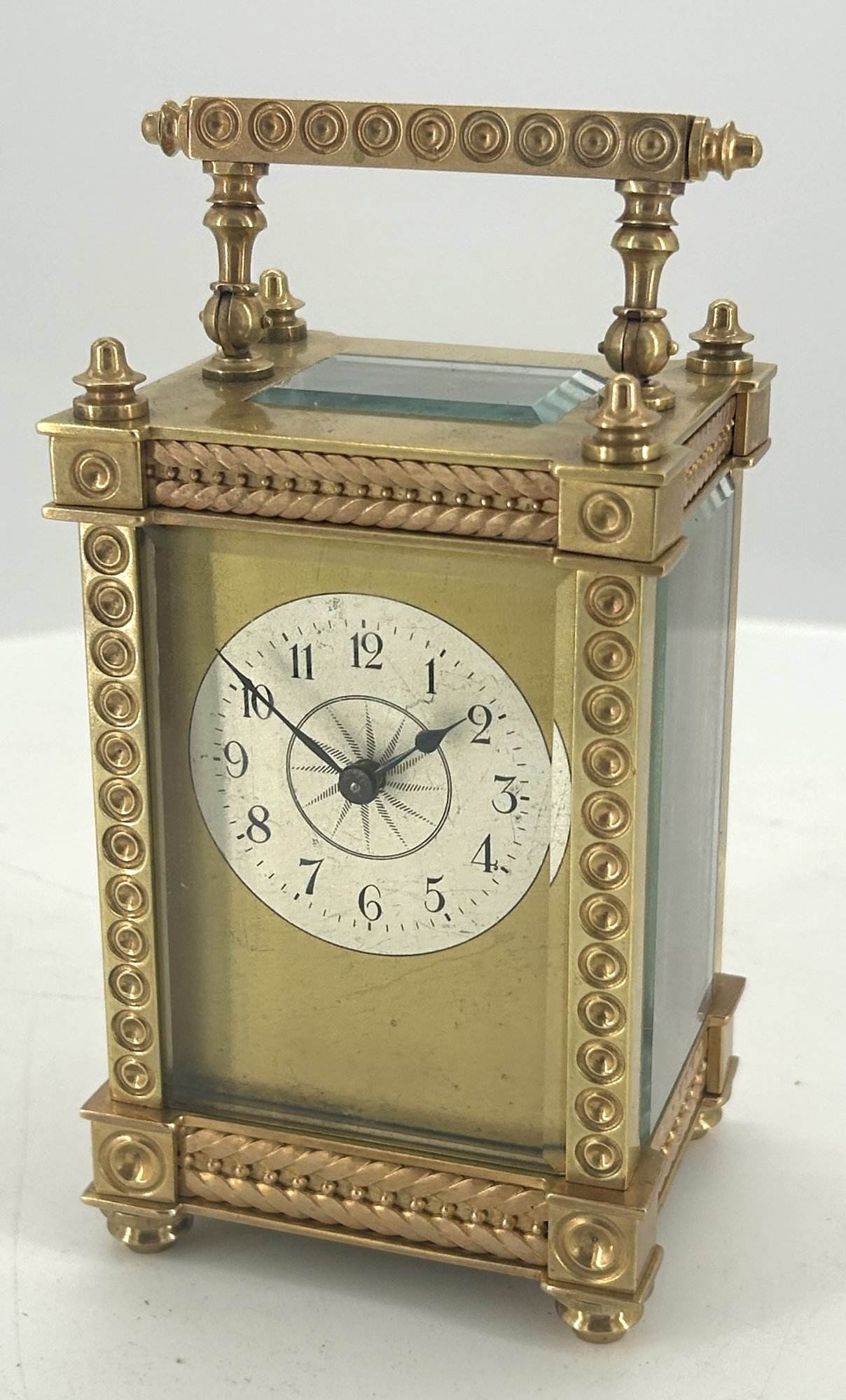 Elegant Antique French Carriage clock - ca1900 - Image 3