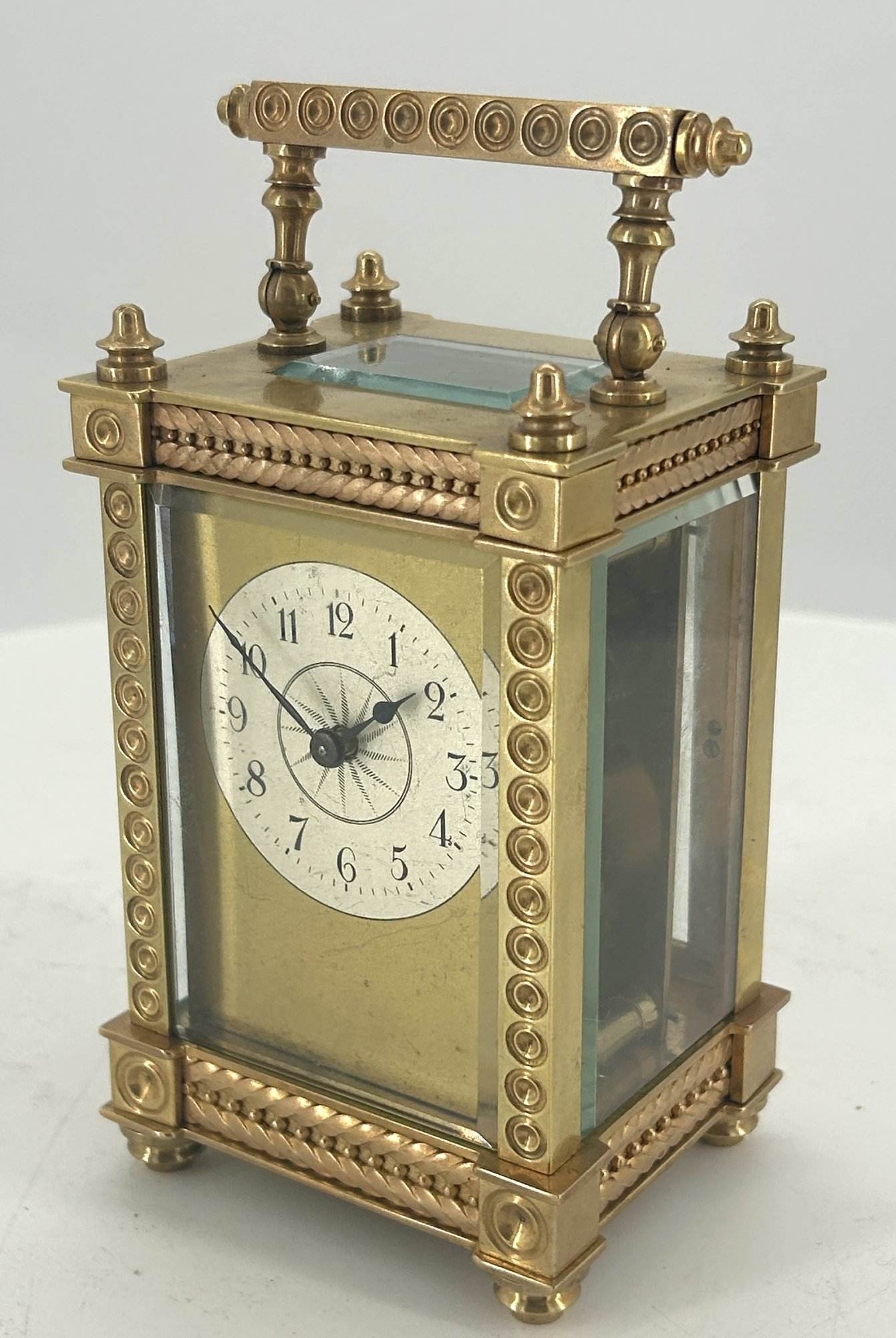 Elegant Antique French Carriage clock - ca1900 - Image 4