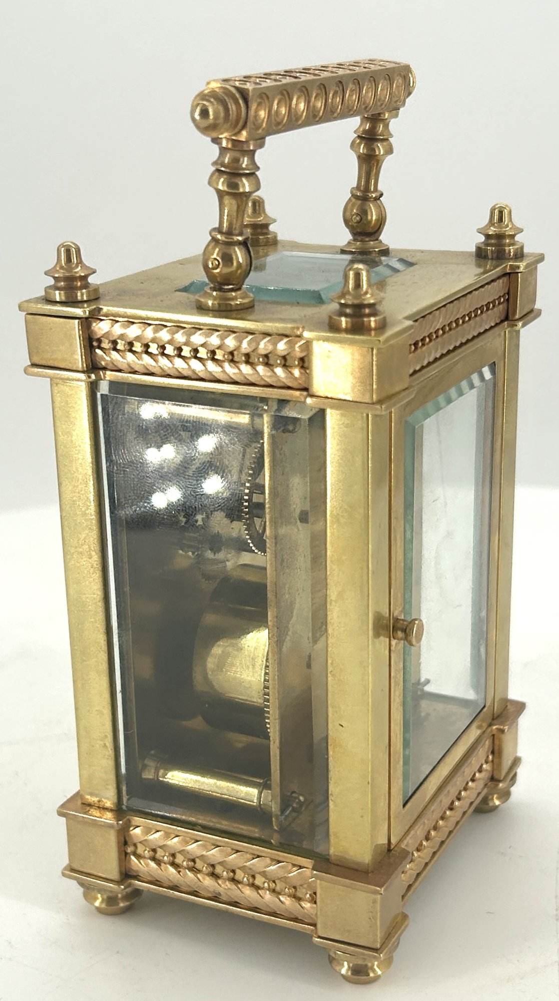 Elegant Antique French Carriage clock - ca1900 - Image 6