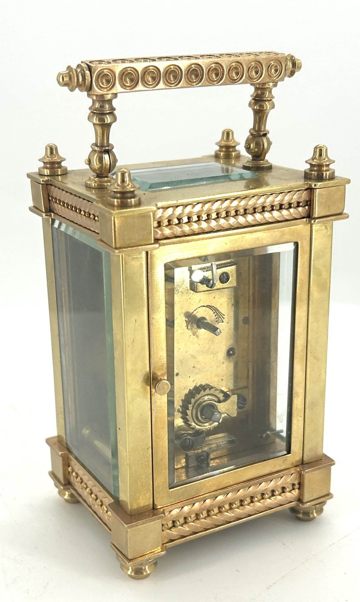 Elegant Antique French Carriage clock - ca1900 - Image 7