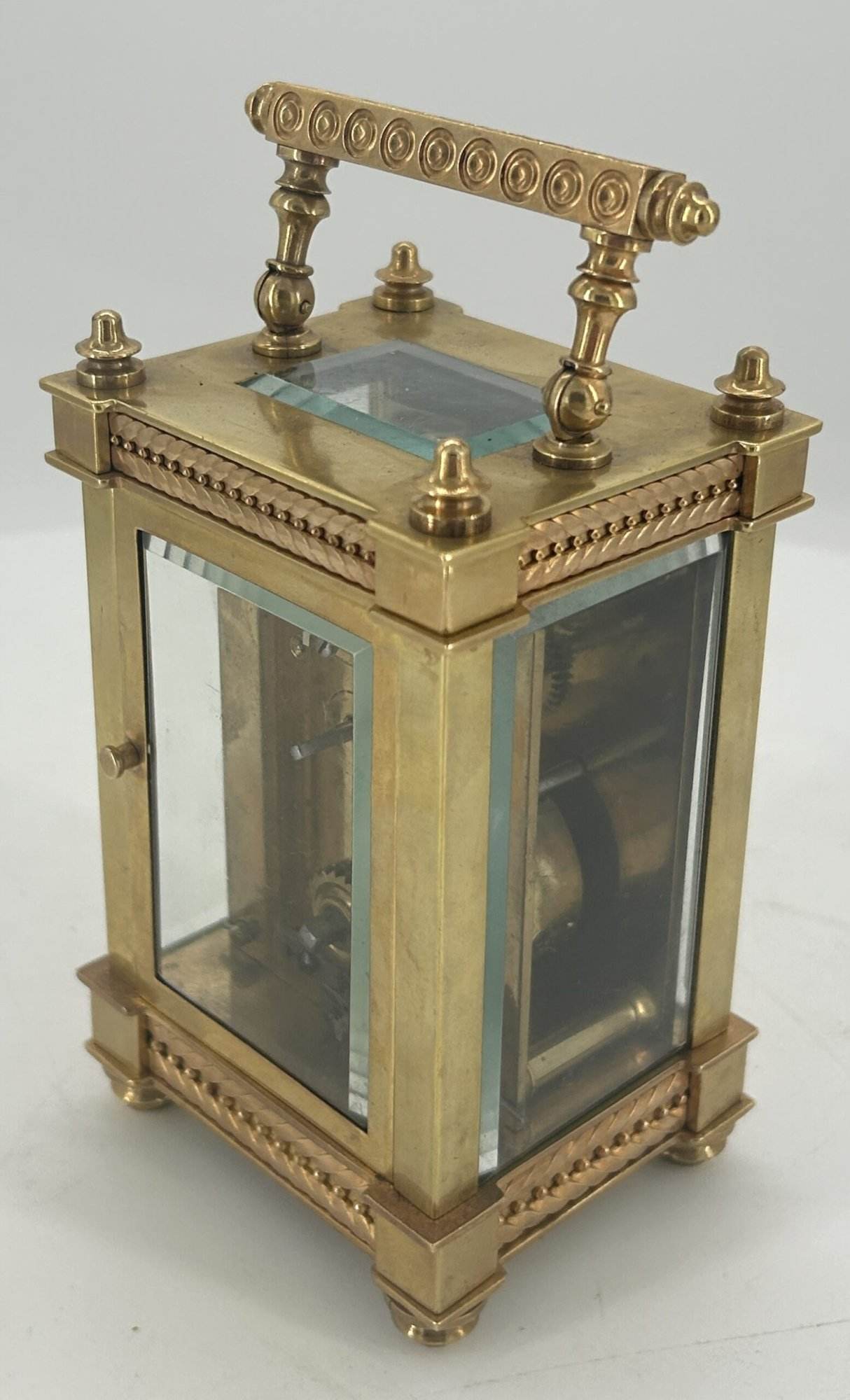 Elegant Antique French Carriage clock - ca1900 - Image 8