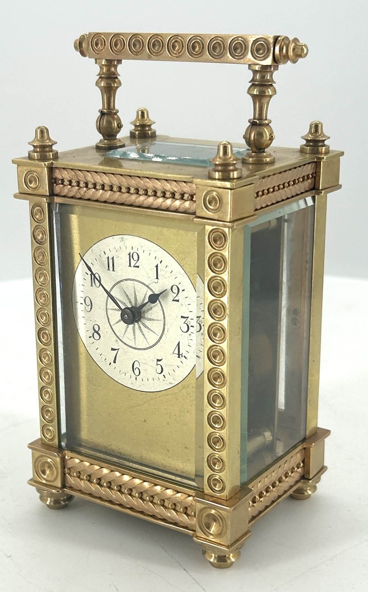 Elegant Antique French Carriage clock - ca1900 - Image 10