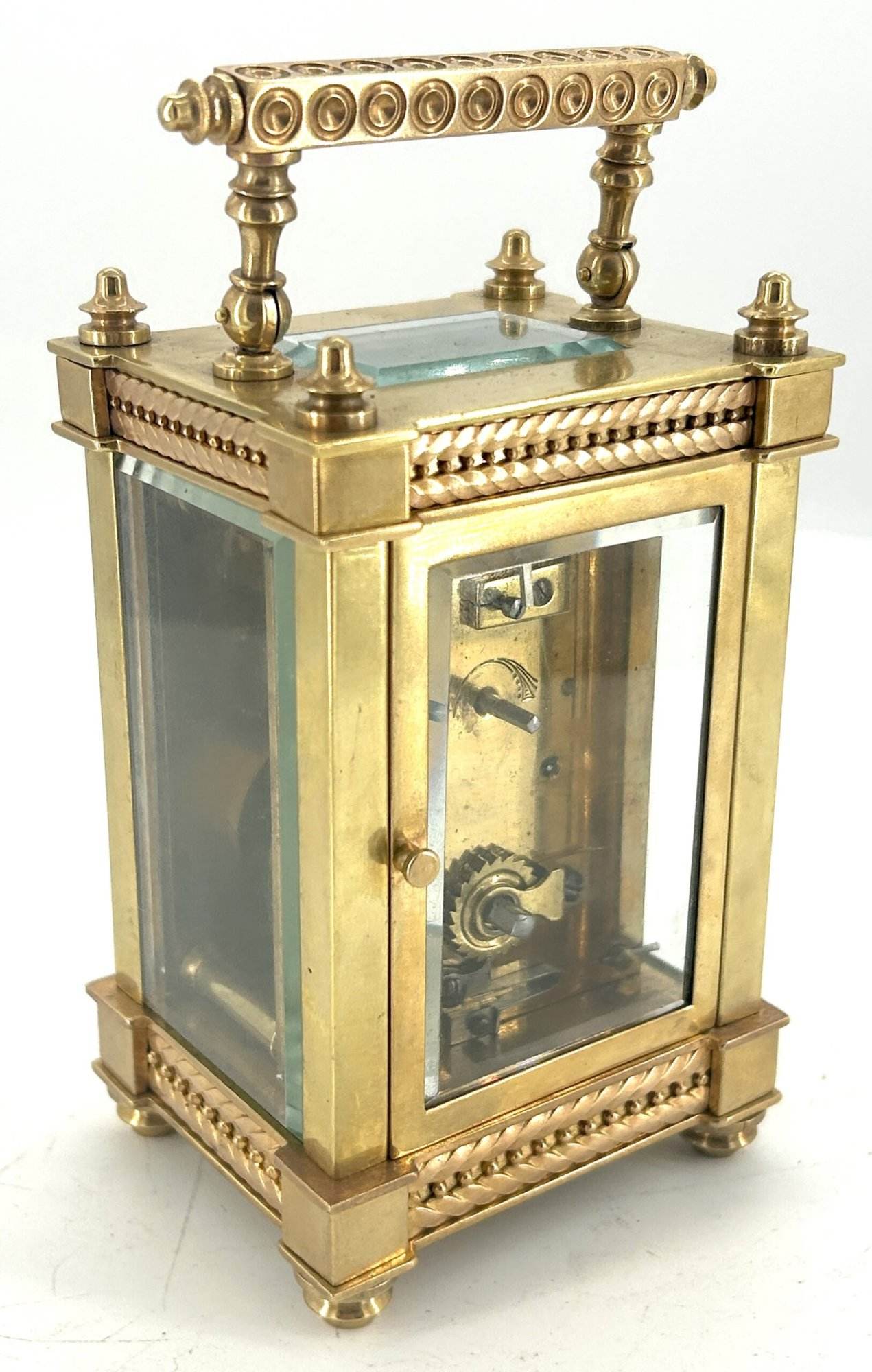 Elegant Antique French Carriage clock - ca1900 - Image 11