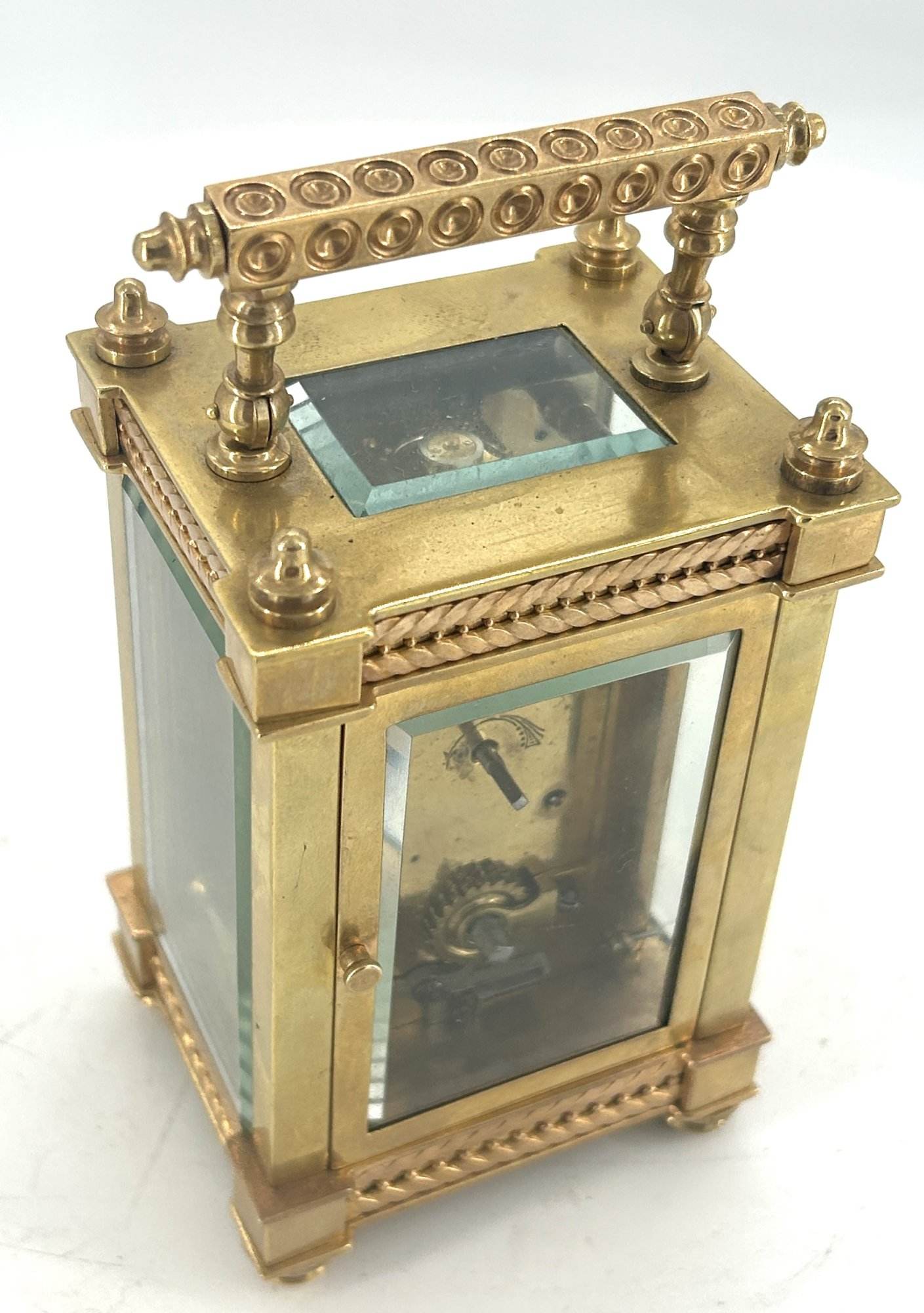 Elegant Antique French Carriage clock - ca1900 - Image 12