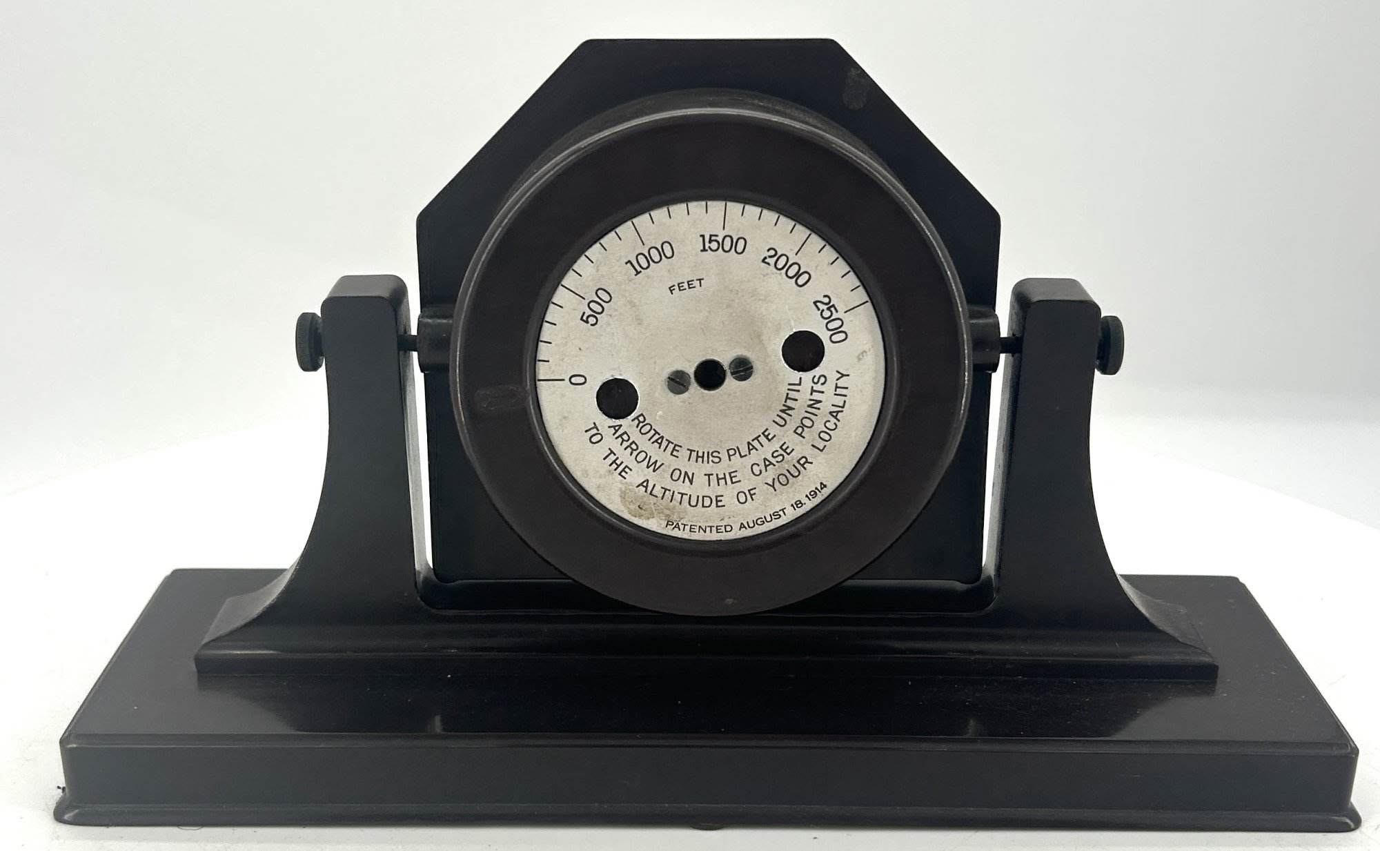 Extraordinary Art Deco Bakelite Desk Barometer – Ca1930 - Image 9