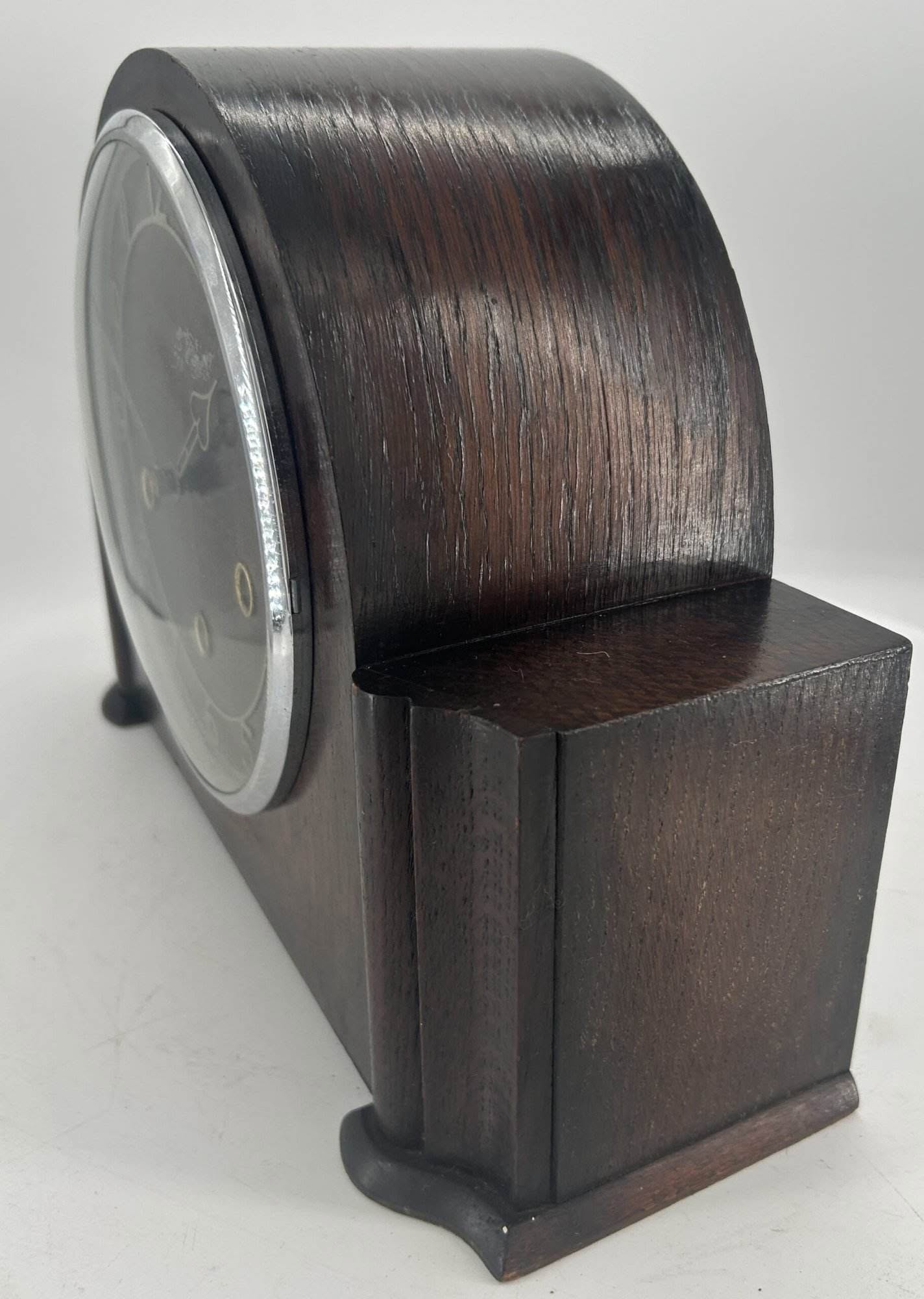 Great Art Deco Westminster chime Mantle clock – ca 1930 - Image 5