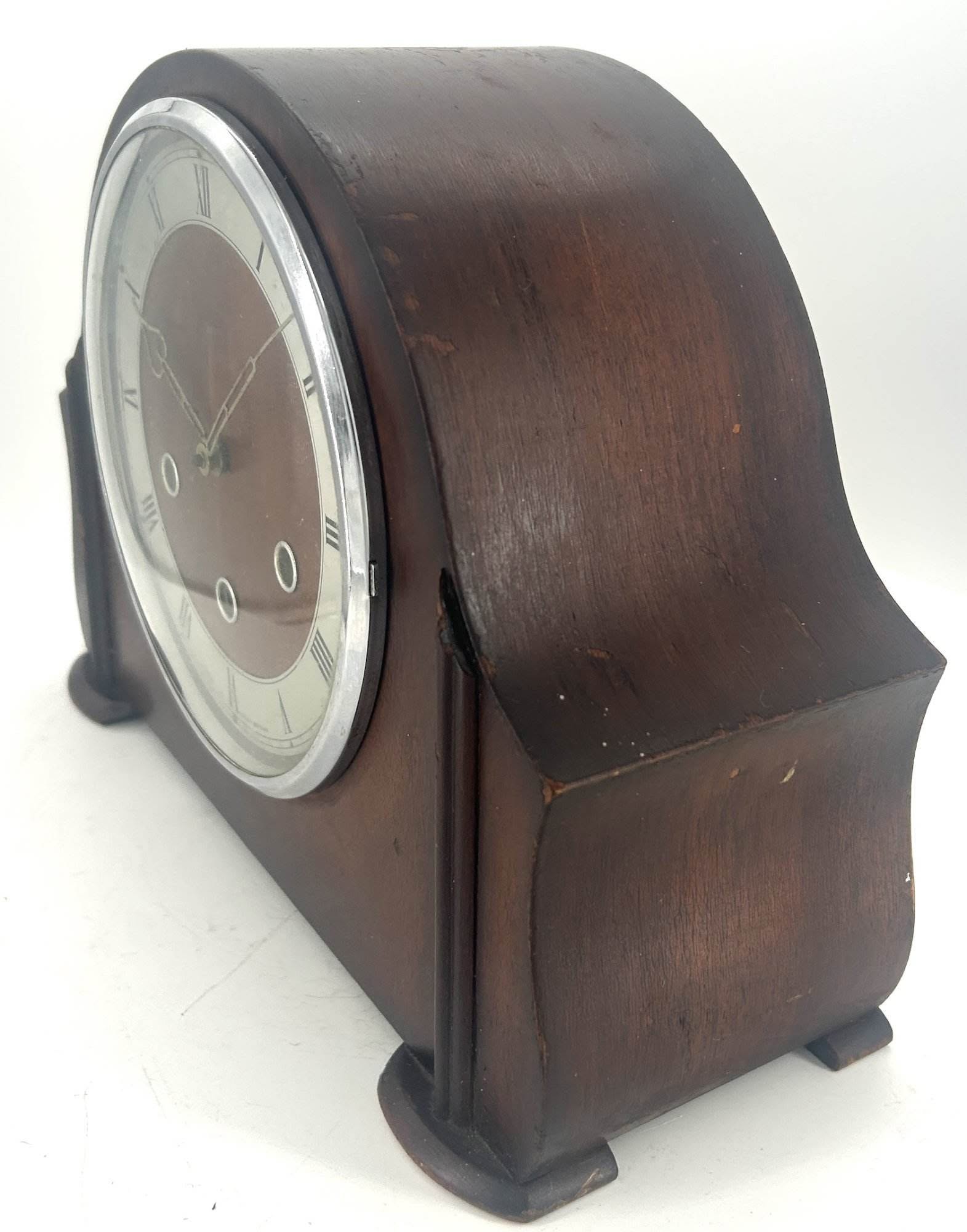 Stylish Art Deco Smiths Westminster Chime Mantel Clock – ca1940 - Image 8