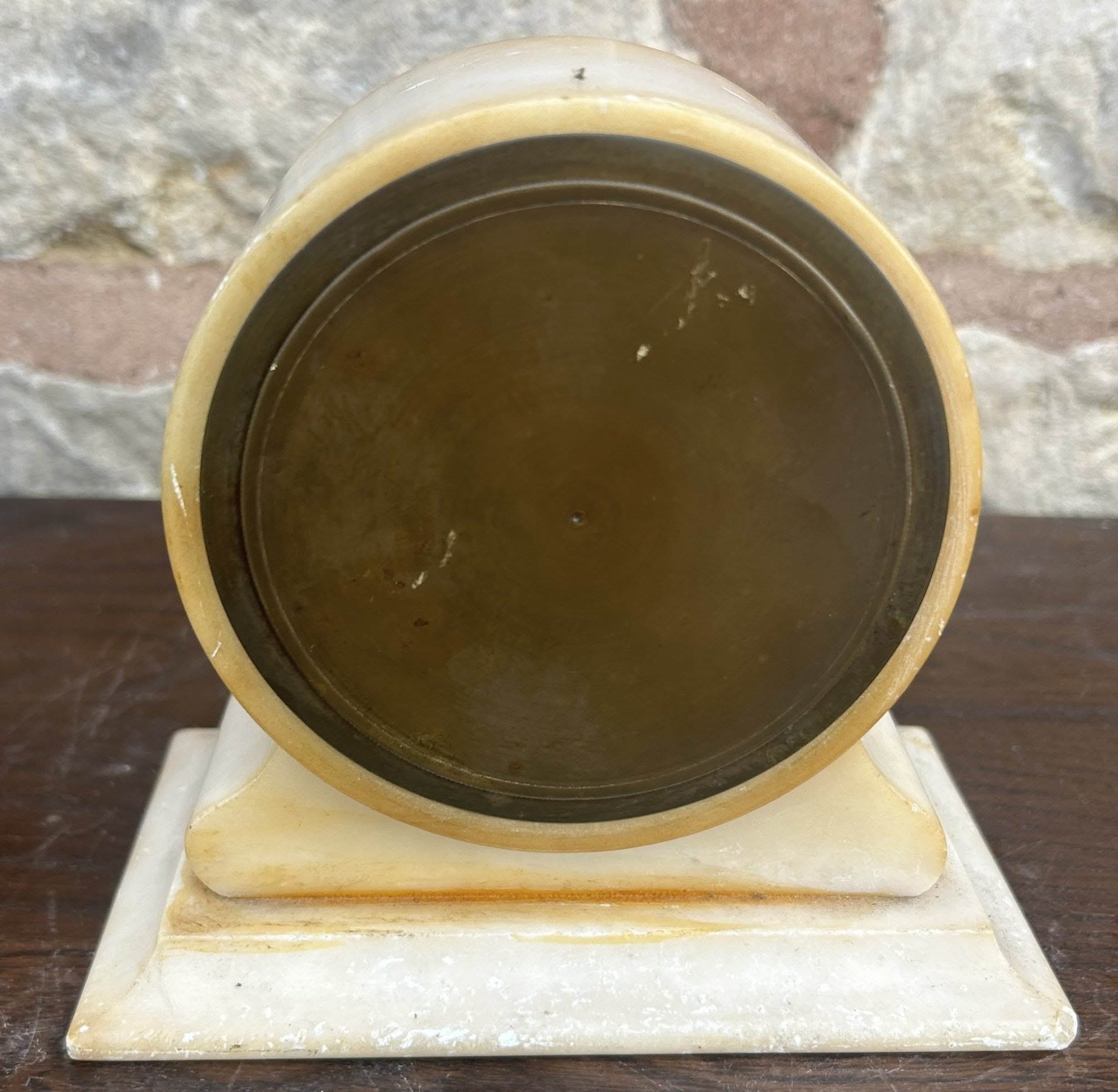 Stylish Edwardian Drum head Mantel Clock - ca1900 - Image 5
