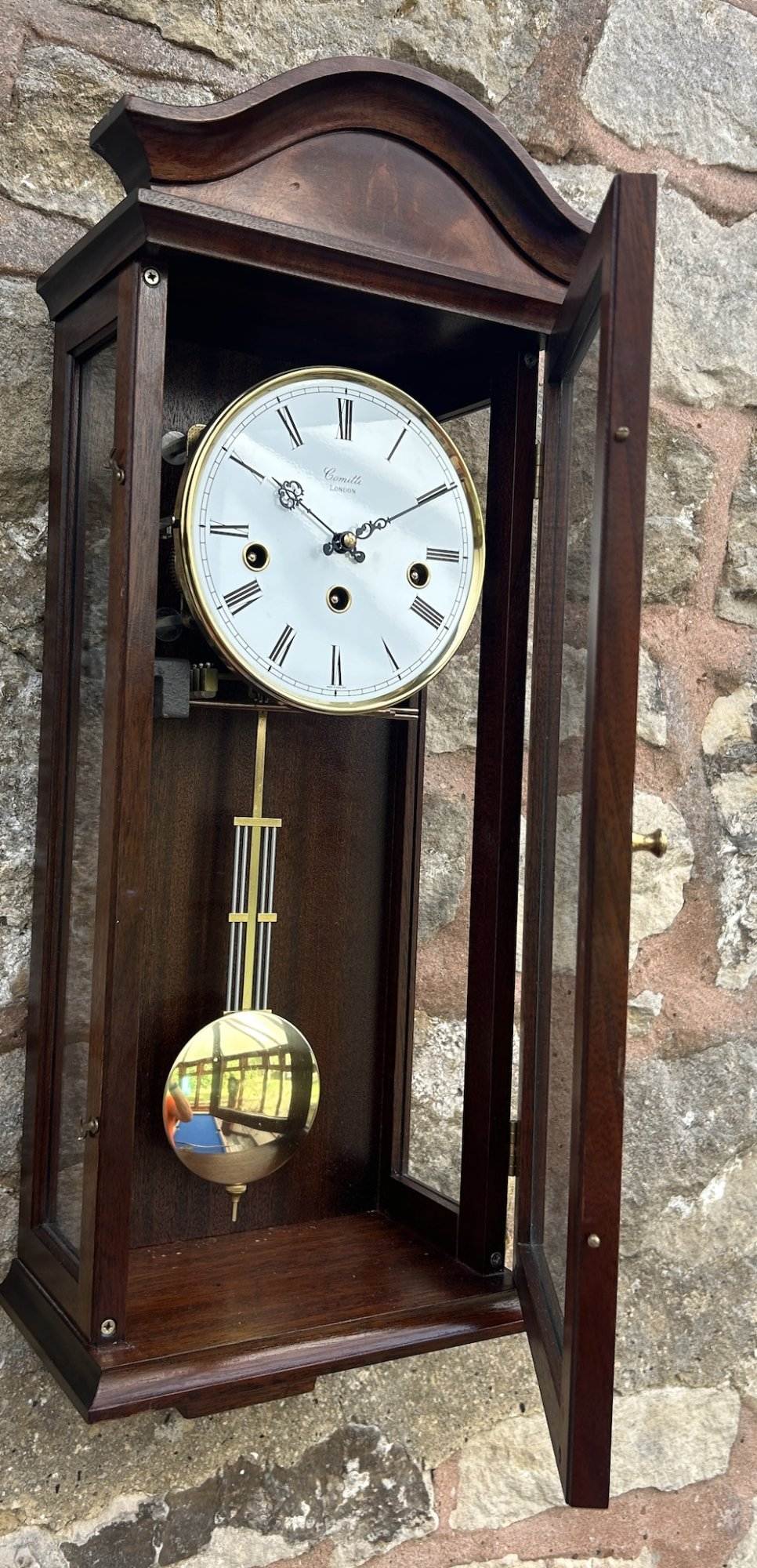 Wonderful Comitti Westminster Chime Wall Clock - ca1980 - Image 7