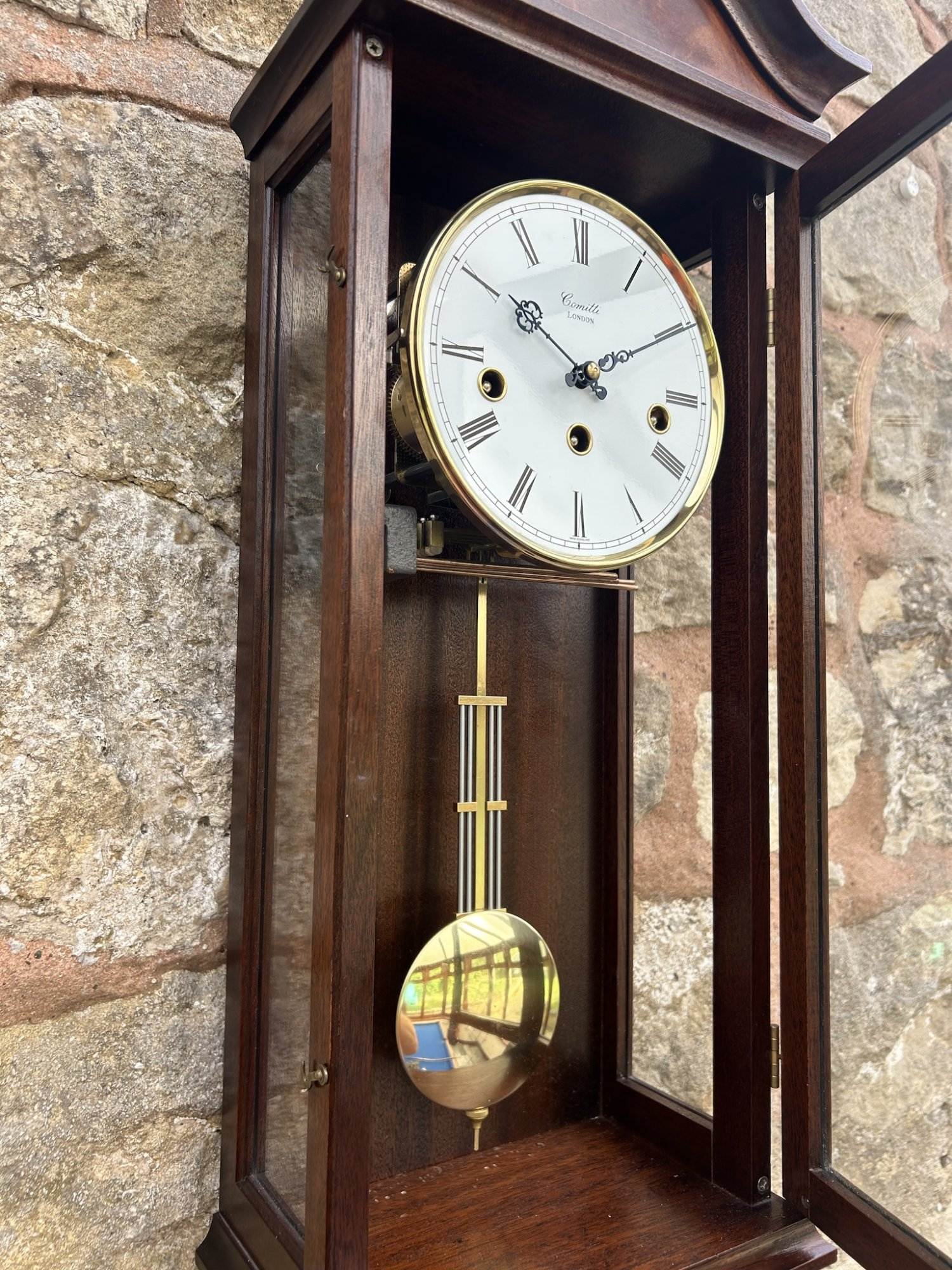 Wonderful Comitti Westminster Chime Wall Clock - ca1980 - Image 3