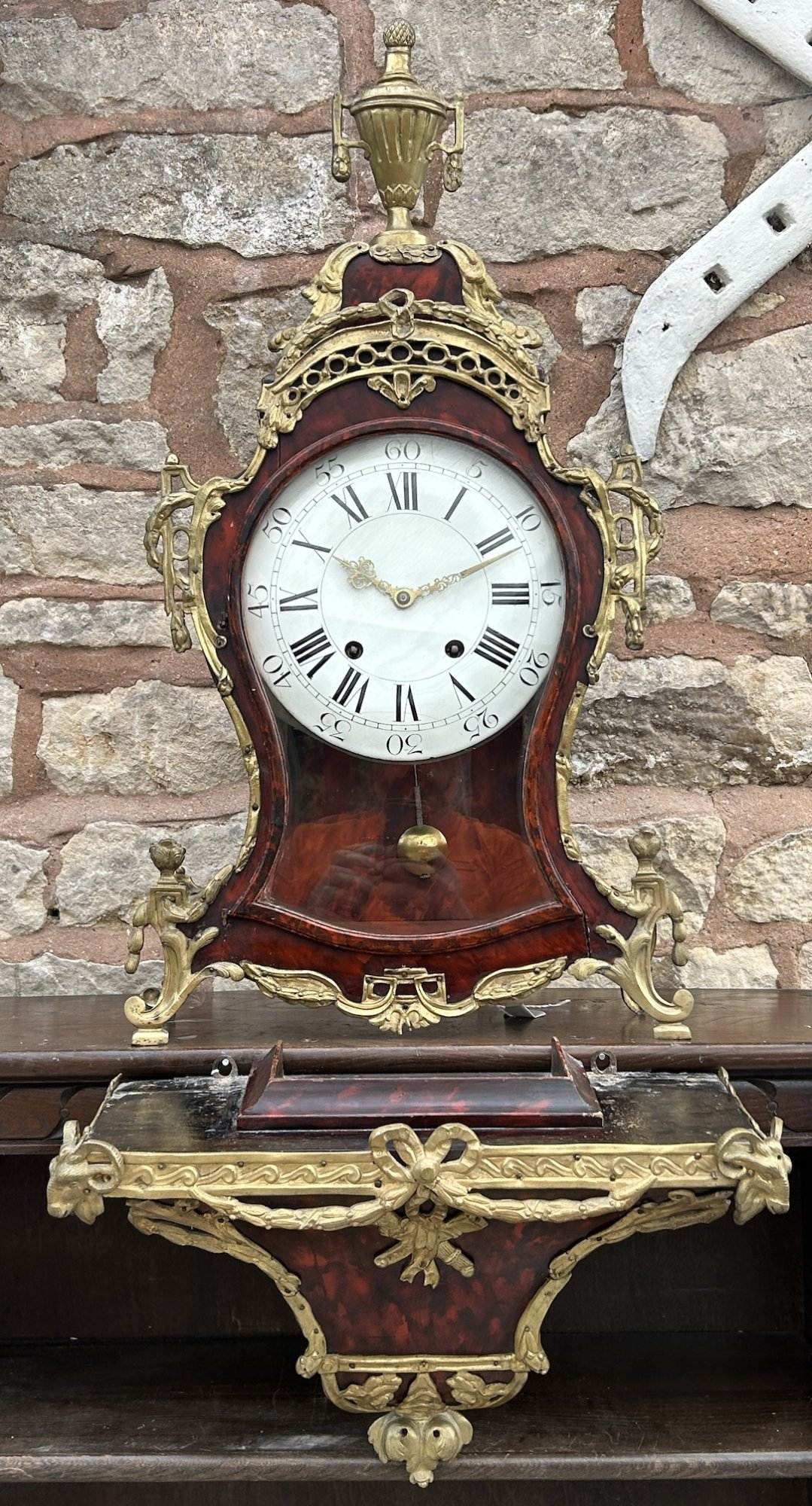 Wonderful, rare Neo Chateau Bracket Clock - ca1790 - Image 5