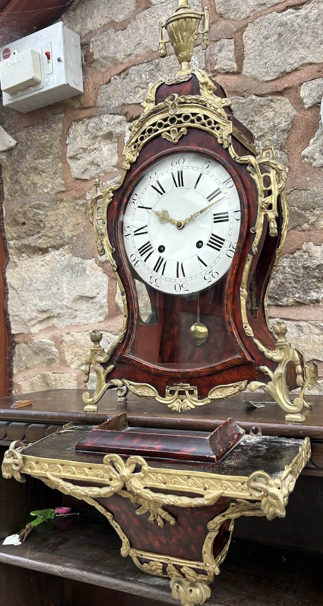 Wonderful, rare Neo Chateau Bracket Clock - ca1790 - Image 8