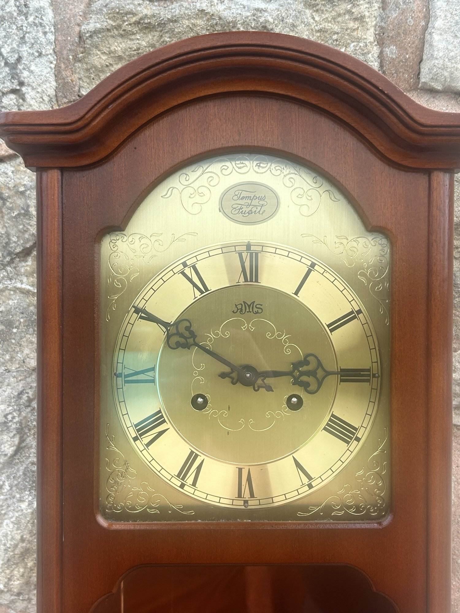 Lovely RMS Mahogany case Wall Clock - ca1970 - Image 7