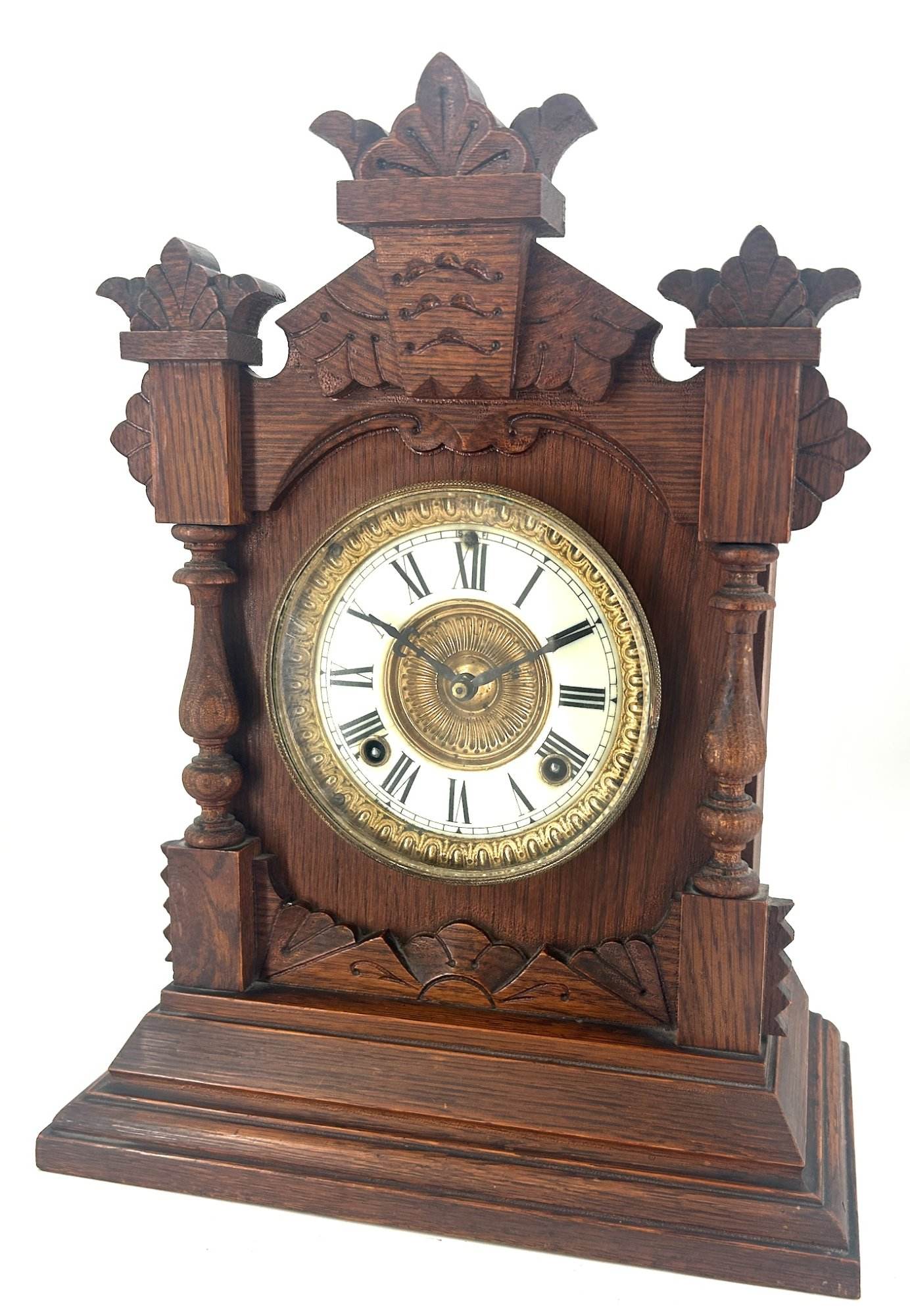 Stunning American Ansonia Bracket Clock ca 1890 - Image 10
