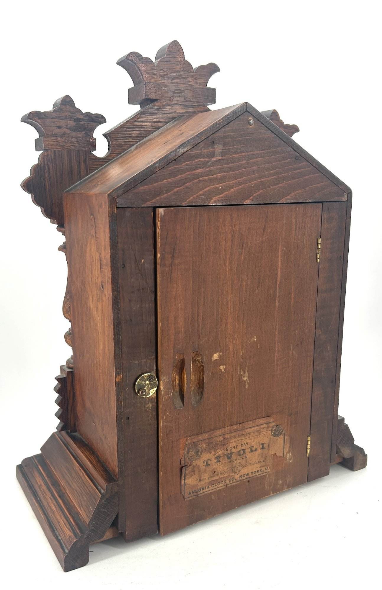 Stunning American Ansonia Bracket Clock ca 1890 - Image 8