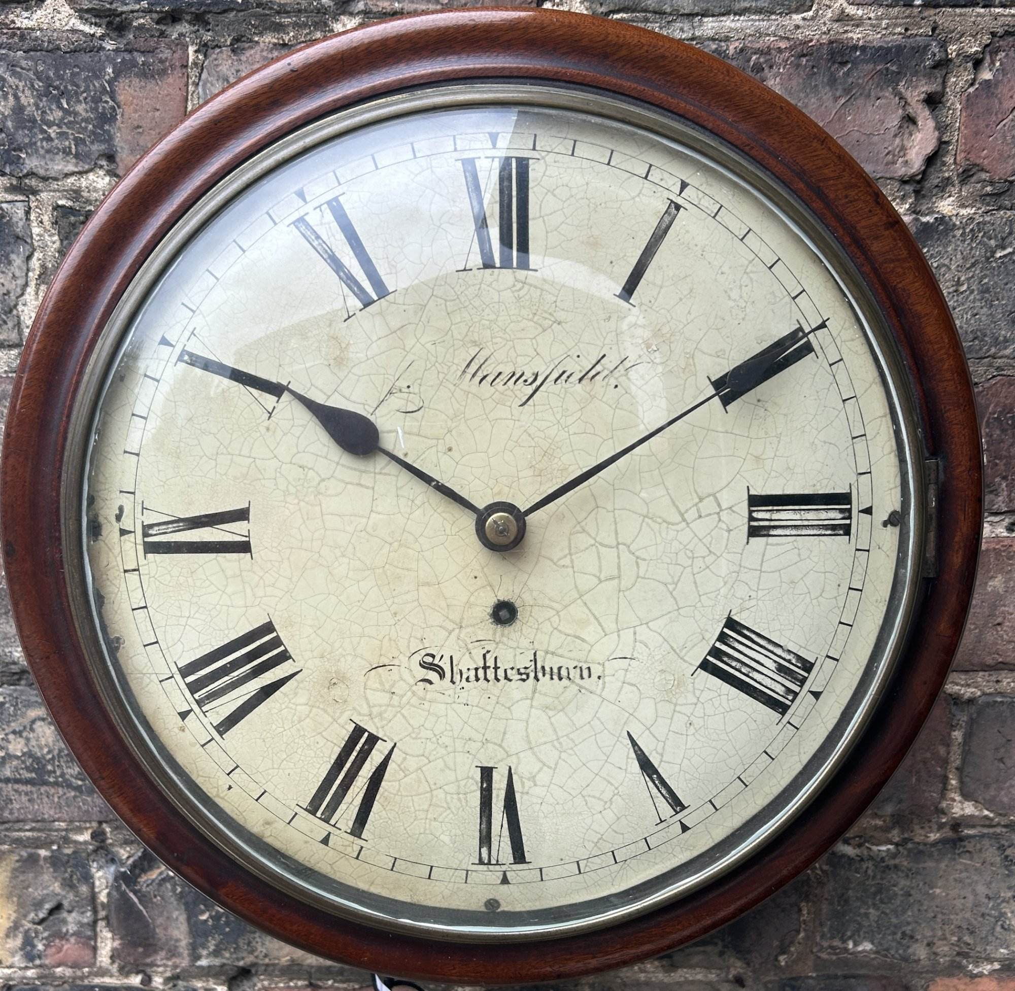 Fabulous Georgian Single Fusee Dial Clock - ca 1840 - Image 6