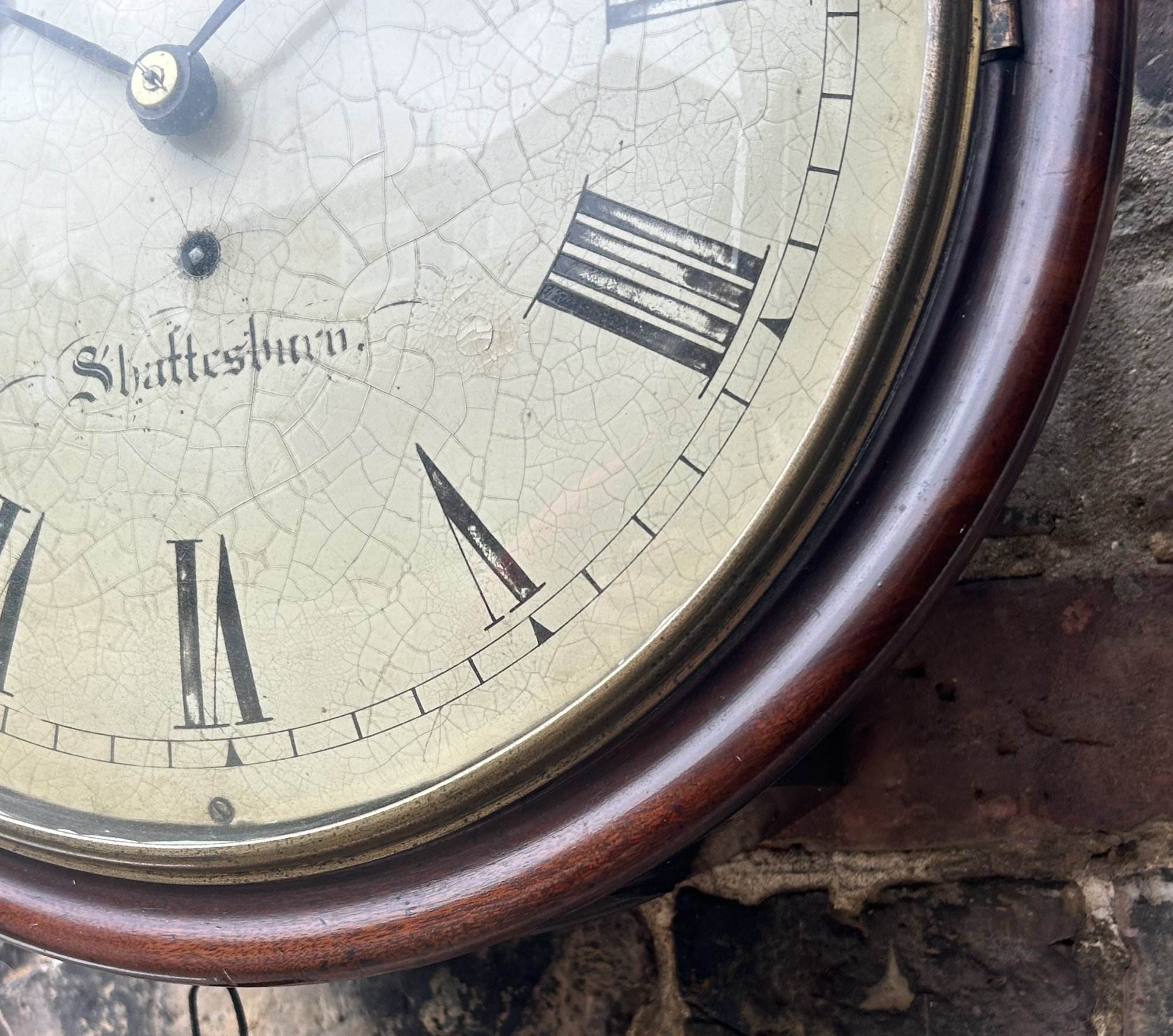 Fabulous Georgian Single Fusee Dial Clock - ca 1840 - Image 10