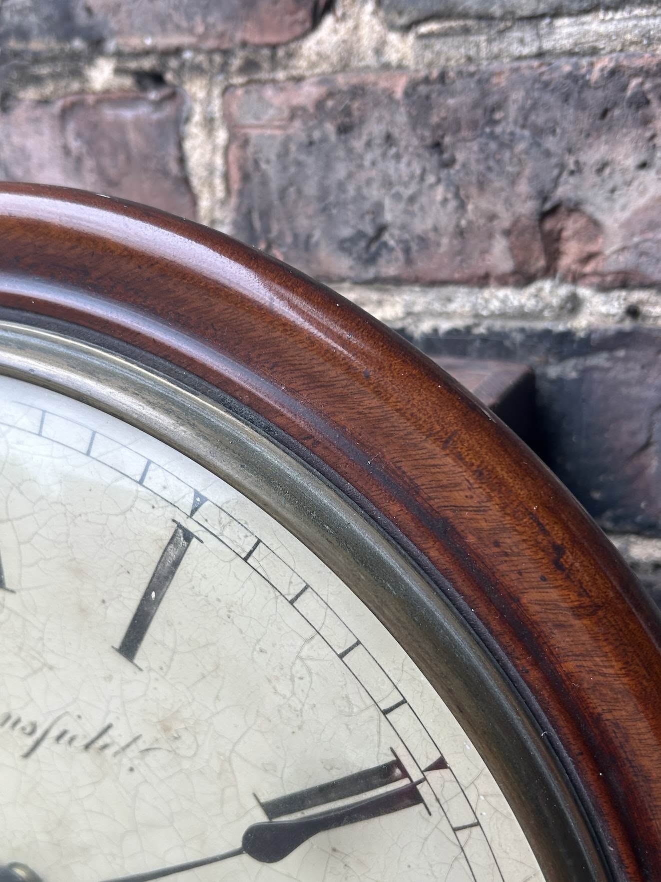 Fabulous Georgian Single Fusee Dial Clock - ca 1840 - Image 11
