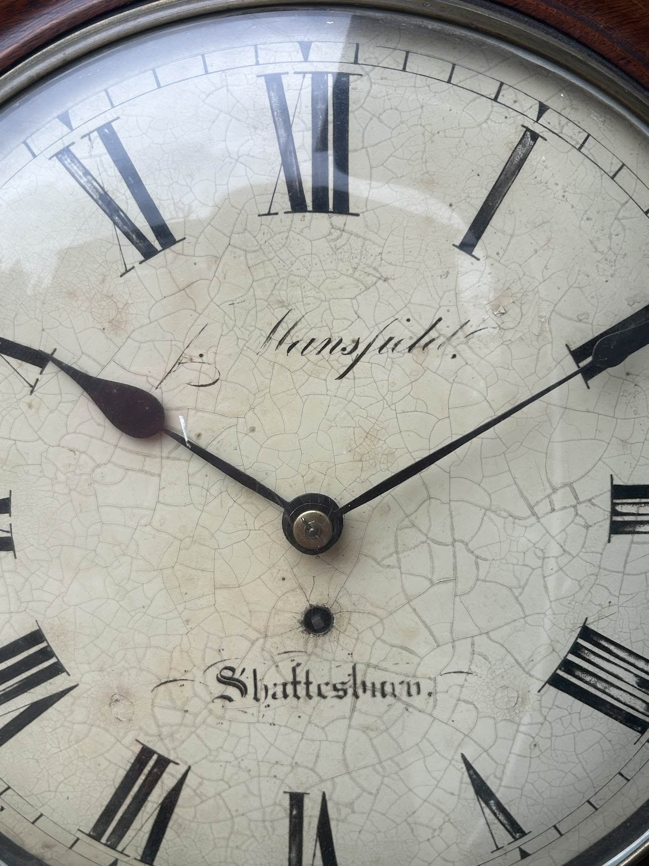 Fabulous Georgian Single Fusee Dial Clock - ca 1840 - Image 12