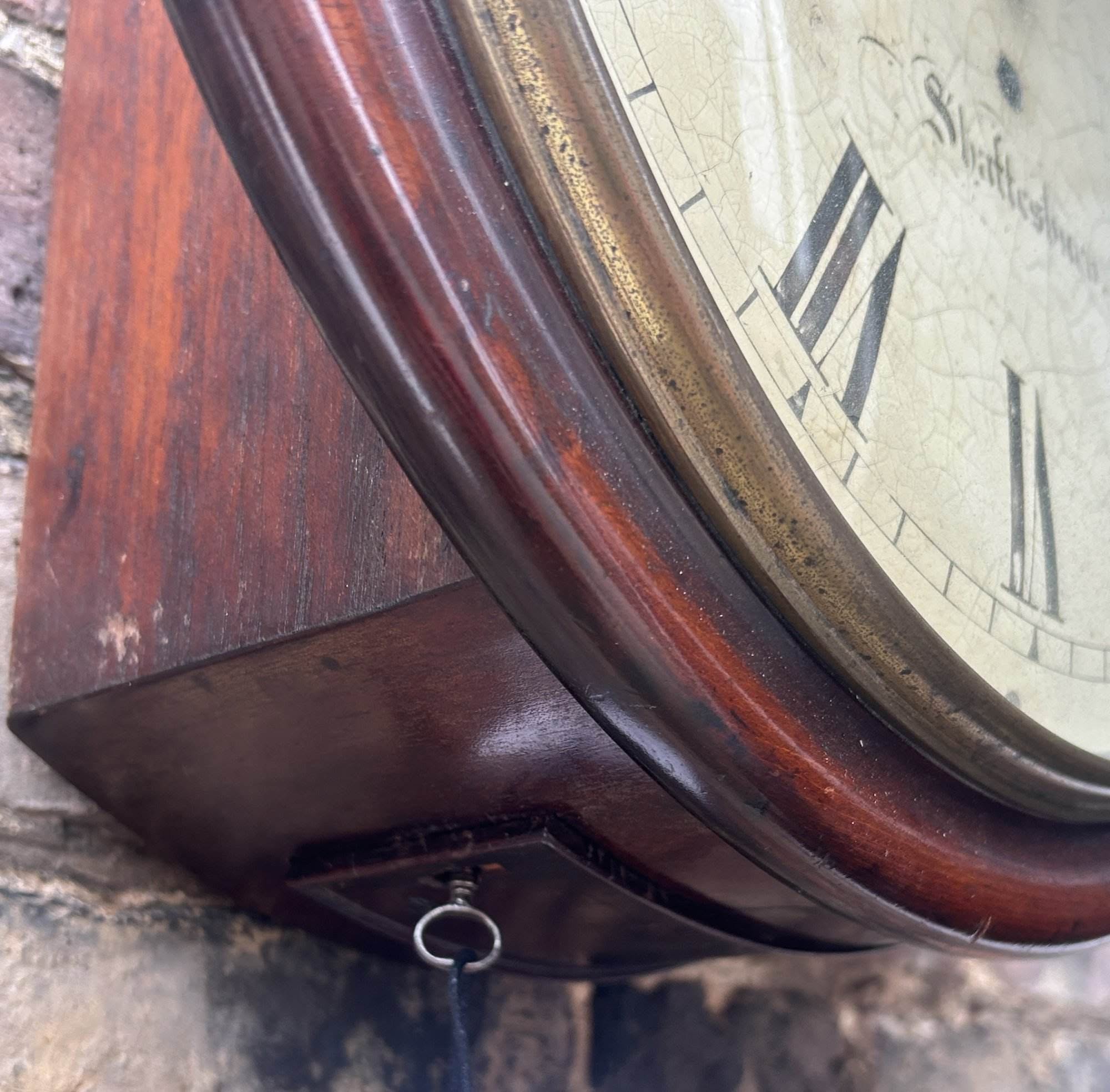 Fabulous Georgian Single Fusee Dial Clock - ca 1840 - Image 14