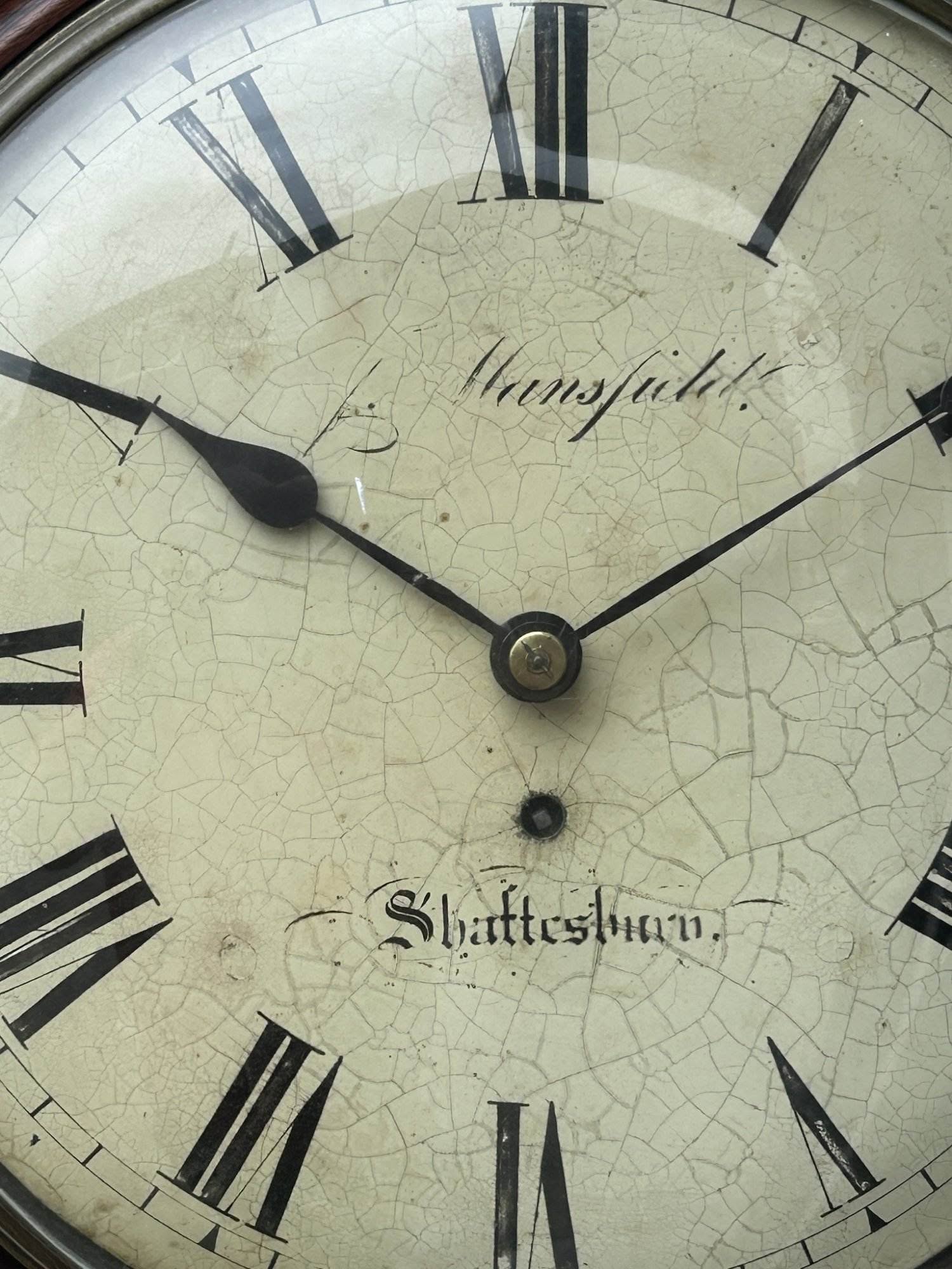 Fabulous Georgian Single Fusee Dial Clock - ca 1840 - Image 5