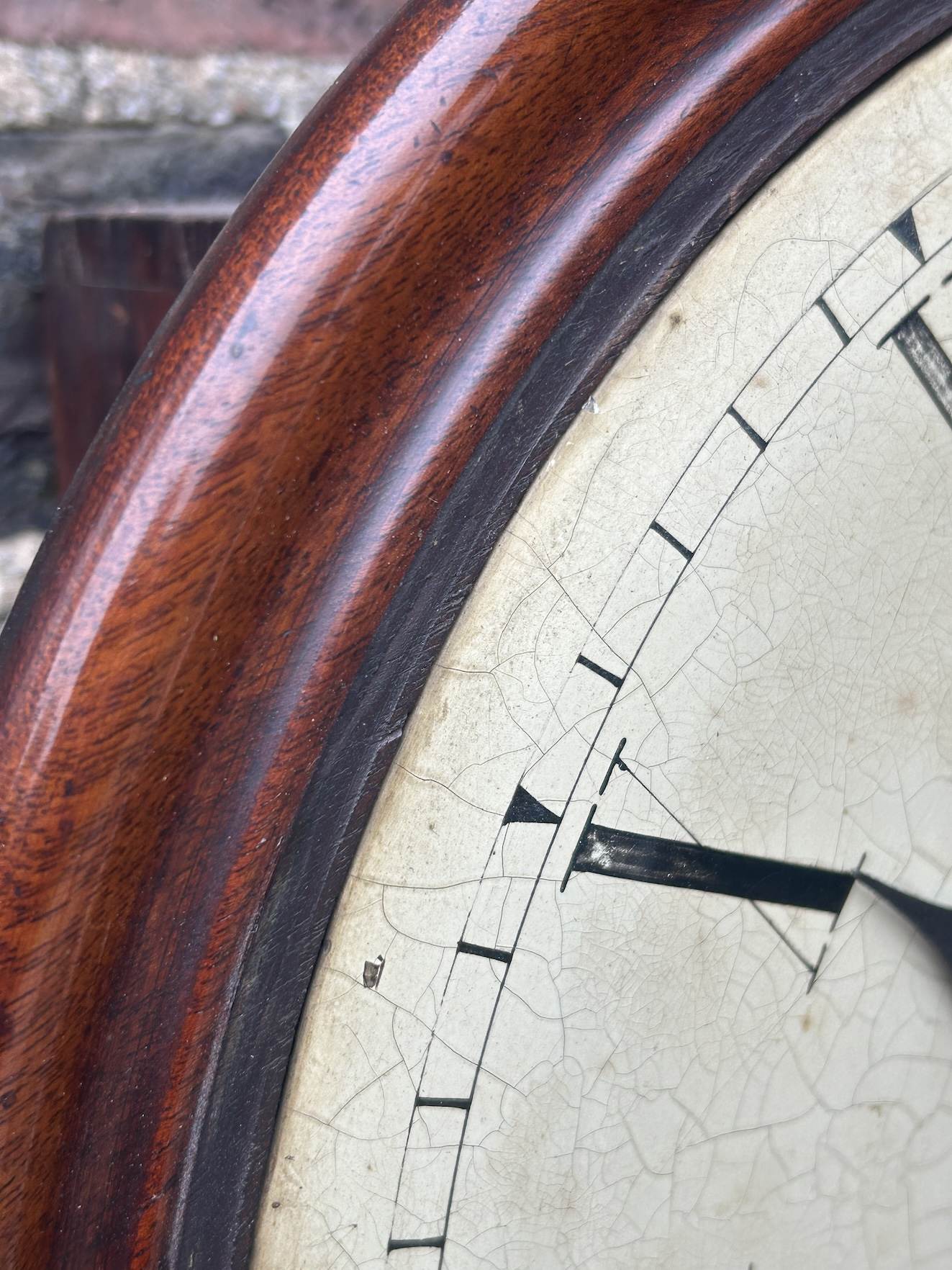 Fabulous Georgian Single Fusee Dial Clock - ca 1840 - Image 4