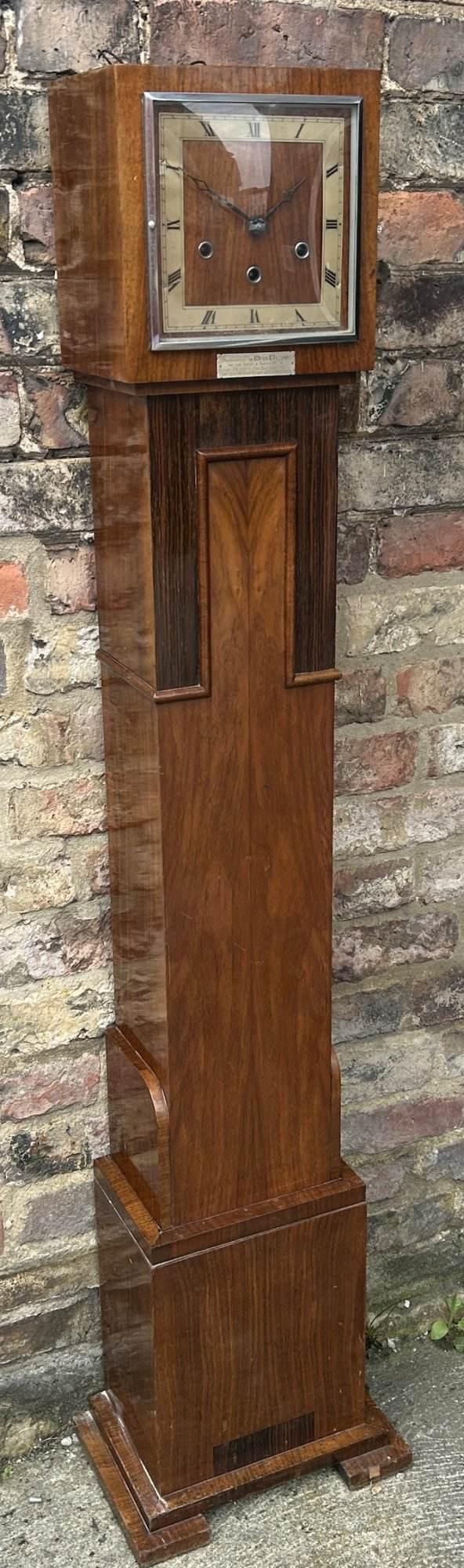 Incredible Art Deco Westminster Chime Grandmother Clock - ca 1920 - Image 4