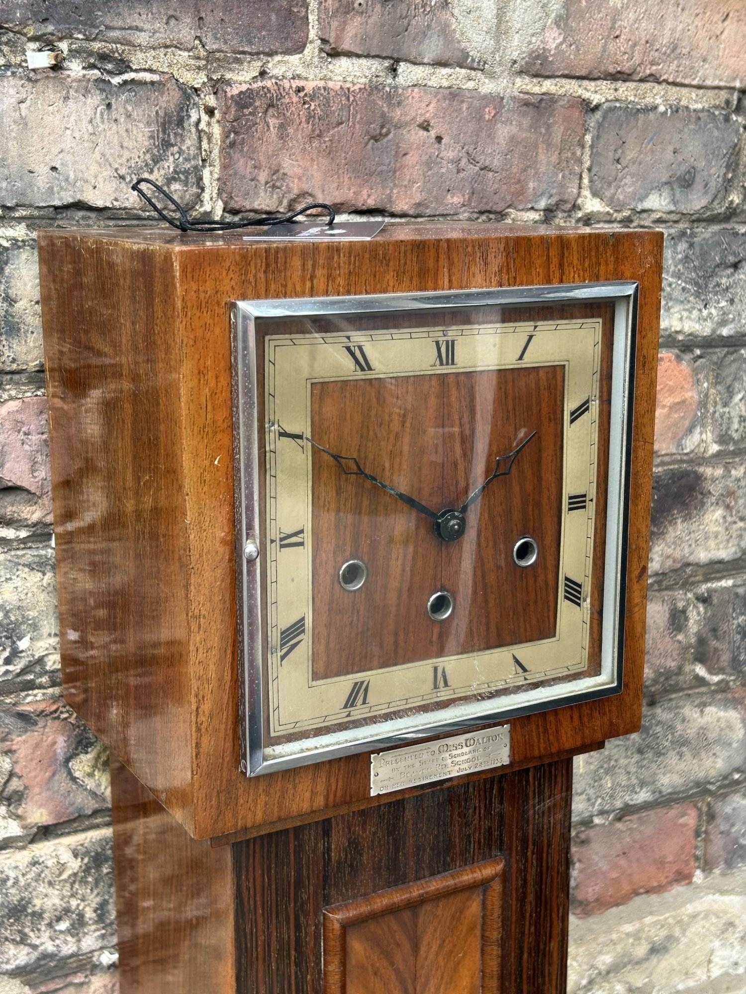 Incredible Art Deco Westminster Chime Grandmother Clock - ca 1920 - Image 6