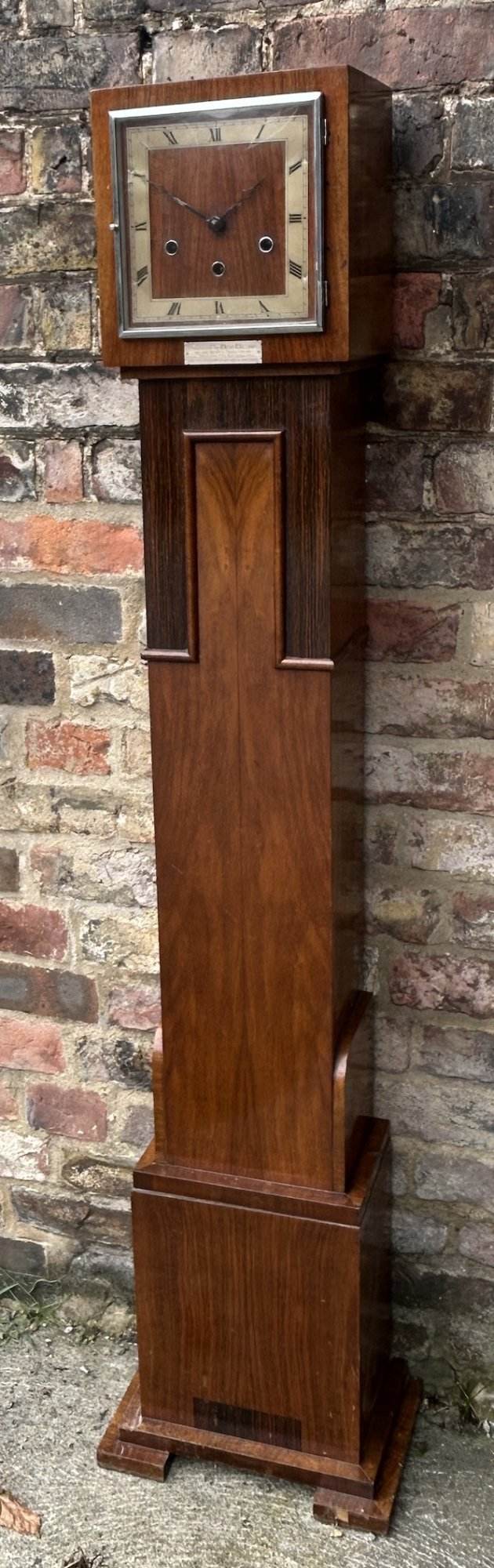 Incredible Art Deco Westminster Chime Grandmother Clock - ca 1920 - Image 9