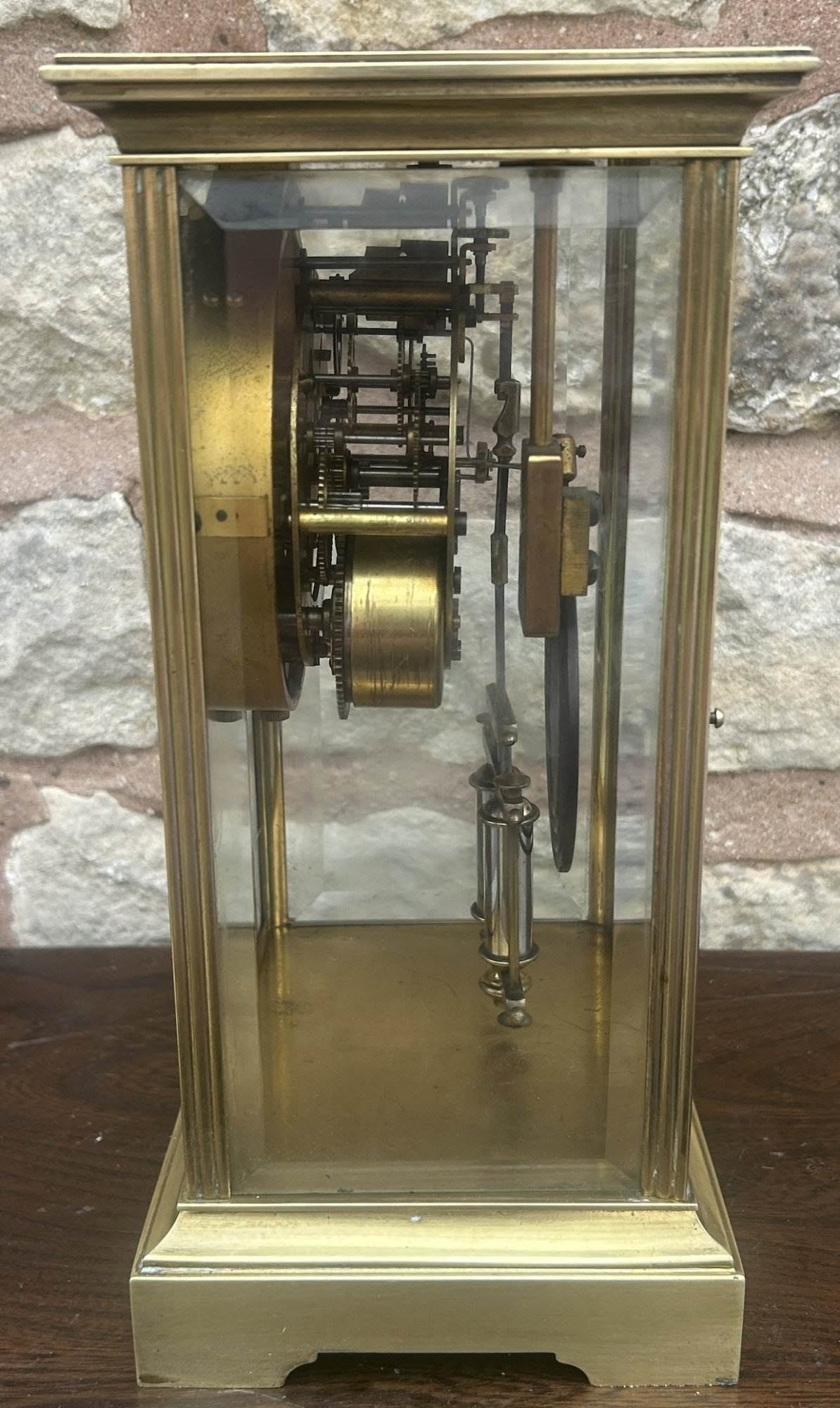 Wonderful Seth Thomas Four Glass Case Mantel Clock - Ca 1900 - Image 11