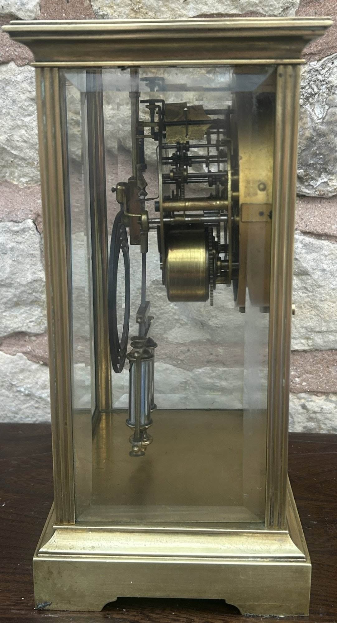 Wonderful Seth Thomas Four Glass Case Mantel Clock - Ca 1900 - Image 8