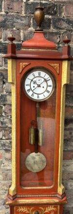 Fantastic Rare Chinoiserie Case Floor Regulator Clock – Ca 1870