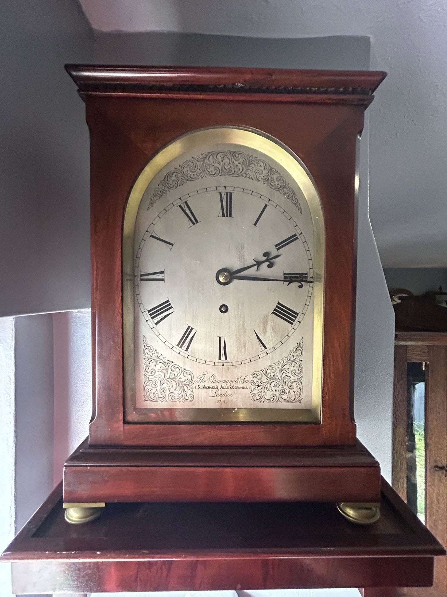 Nice Regency English Fusee Bracket Clock – Ca 1850 - Image 13